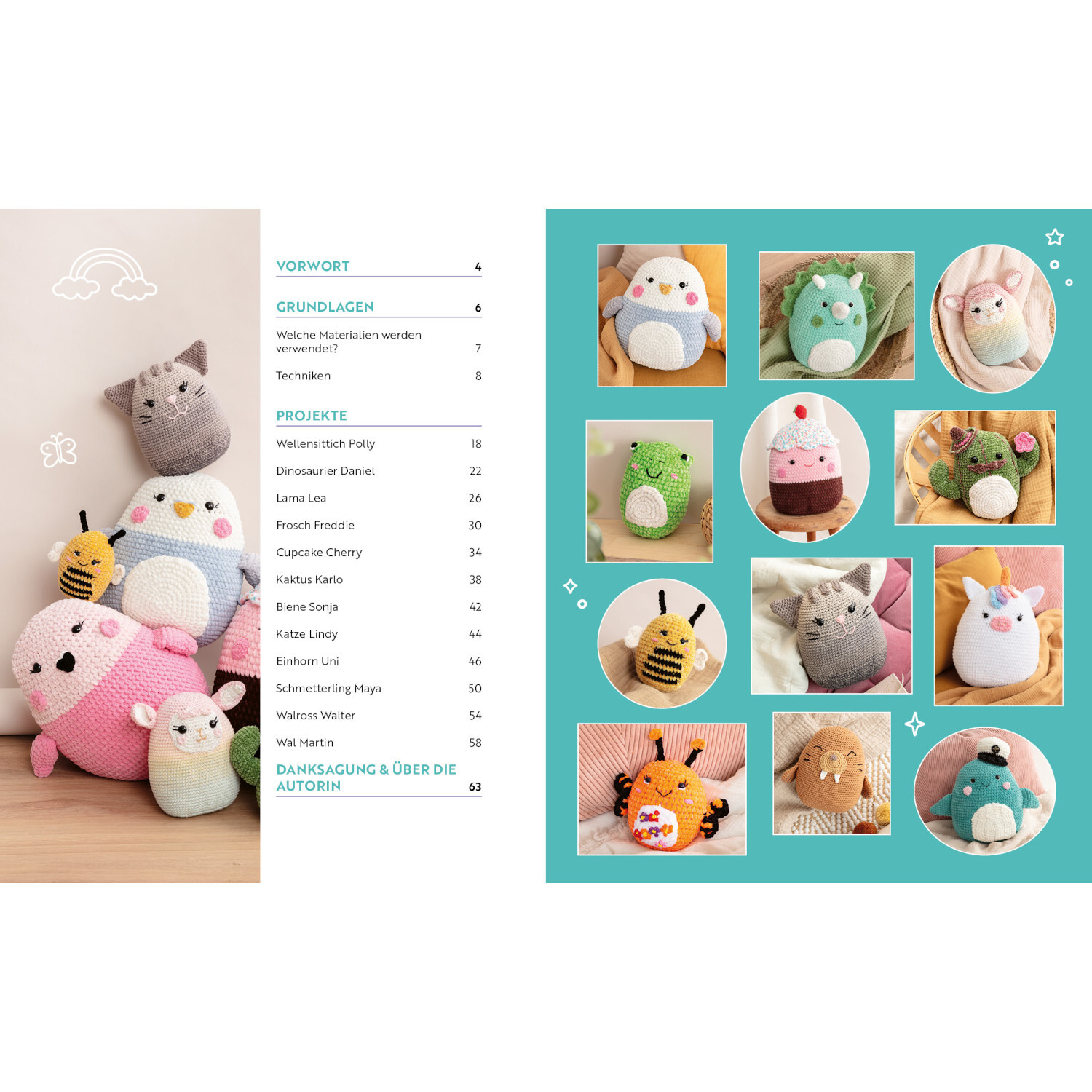 Happy Squishies häkeln - Niedliche Plüschtiere von Edition Michael Fischer 