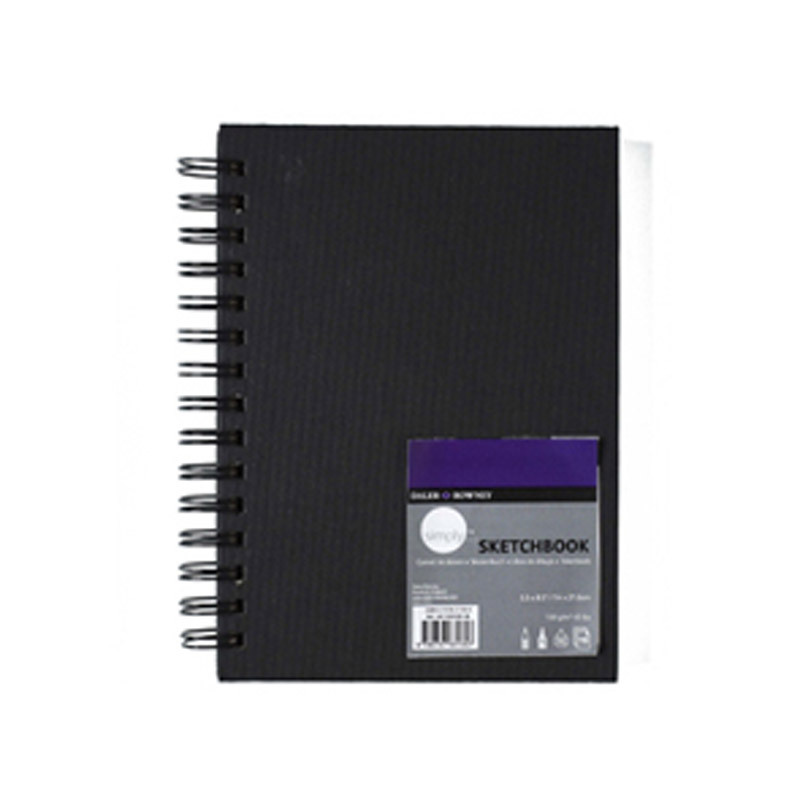 Simply Skizzenbuch Spiralbindung A5 80 Blatt