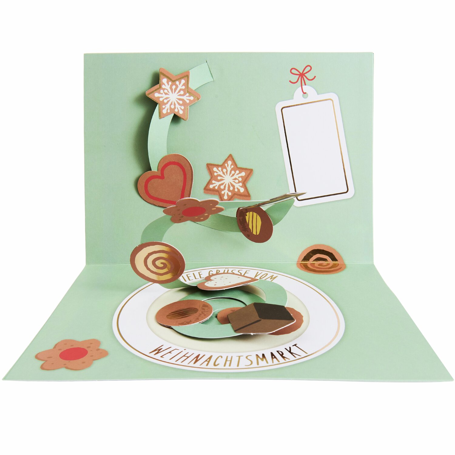 Pop-Up Karte Grüße vom Weihnachtsmarkt A5 von Rico Design Pop-Up Karte Grüße vom Weihnachtsmarkt A5 von Rico Design
