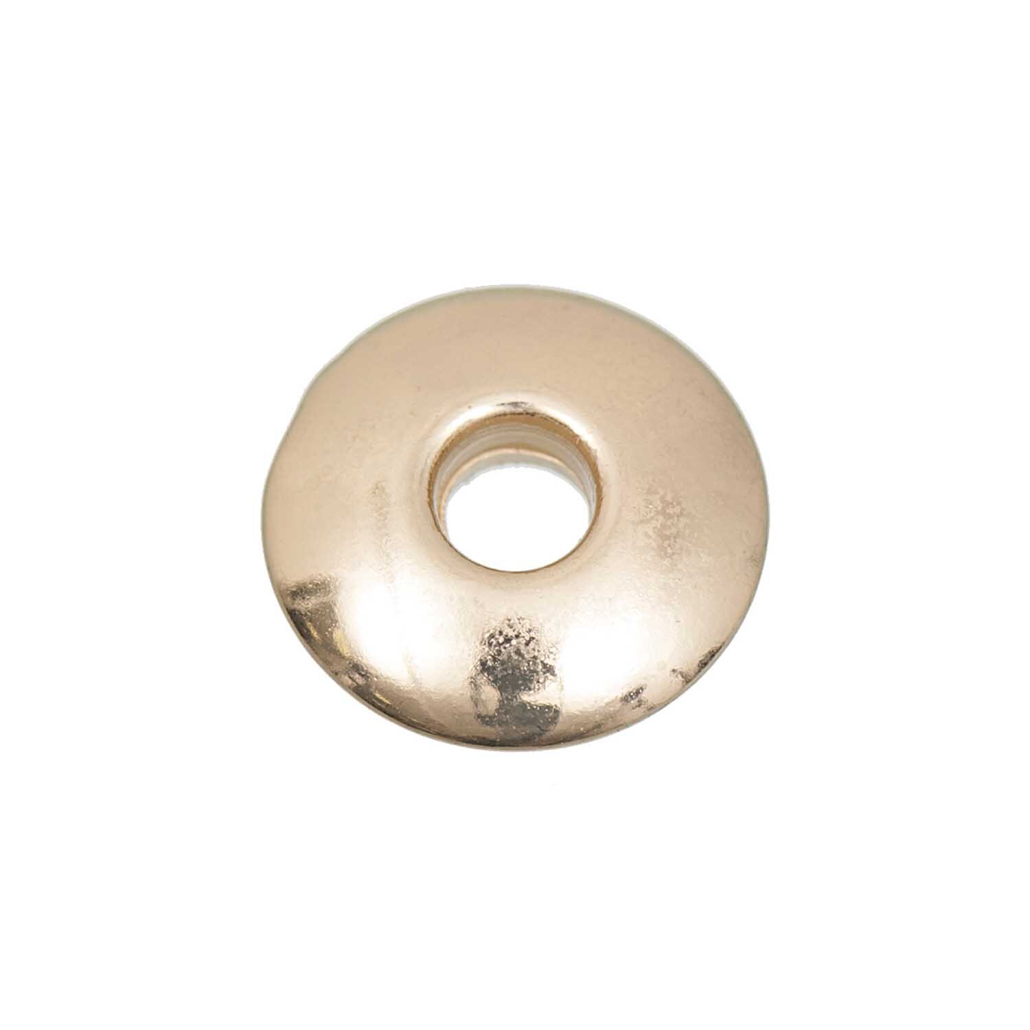 Diskus gold 15x4mm 8 Stück