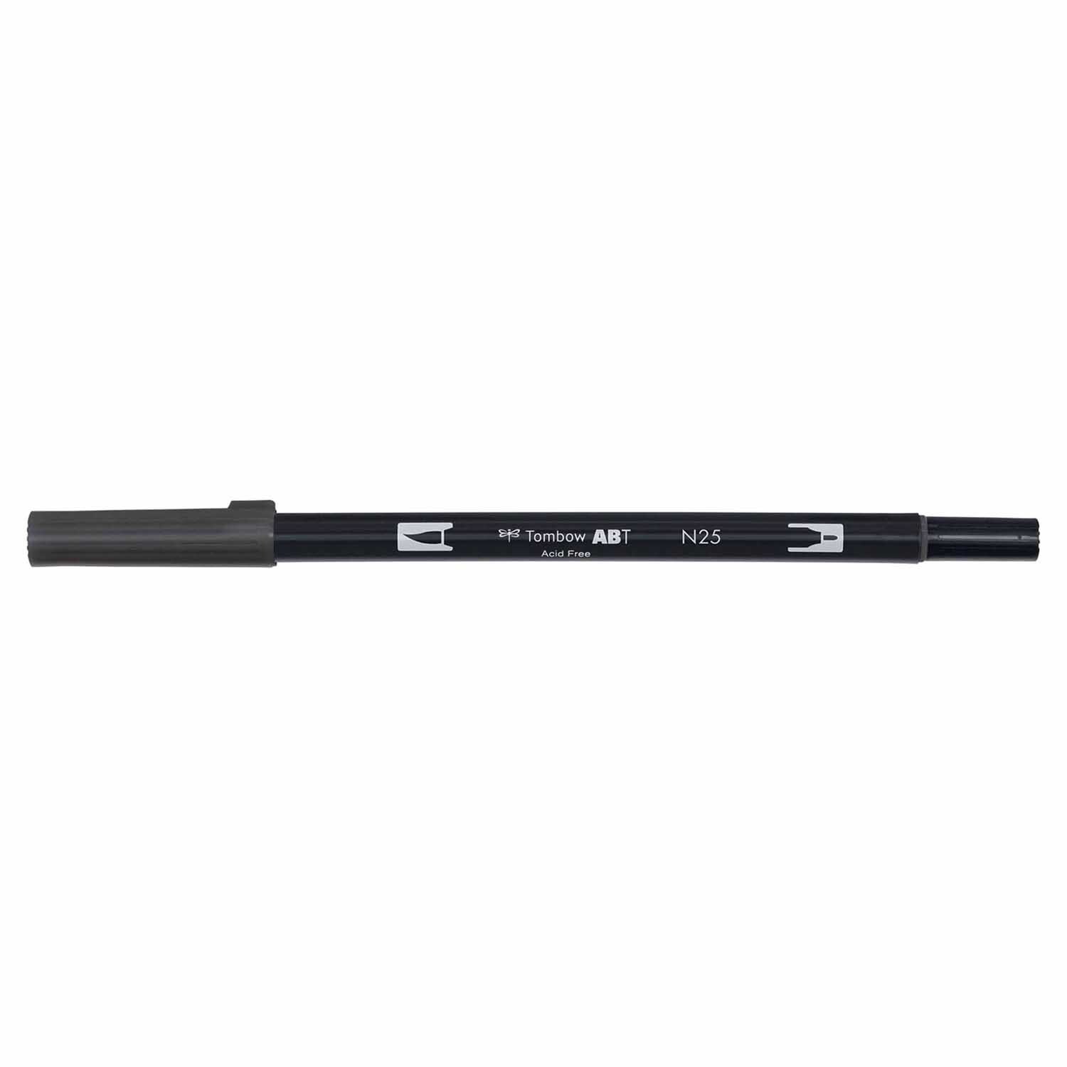 Tombow ABT Dual Brush Pen Lamp Black N25
