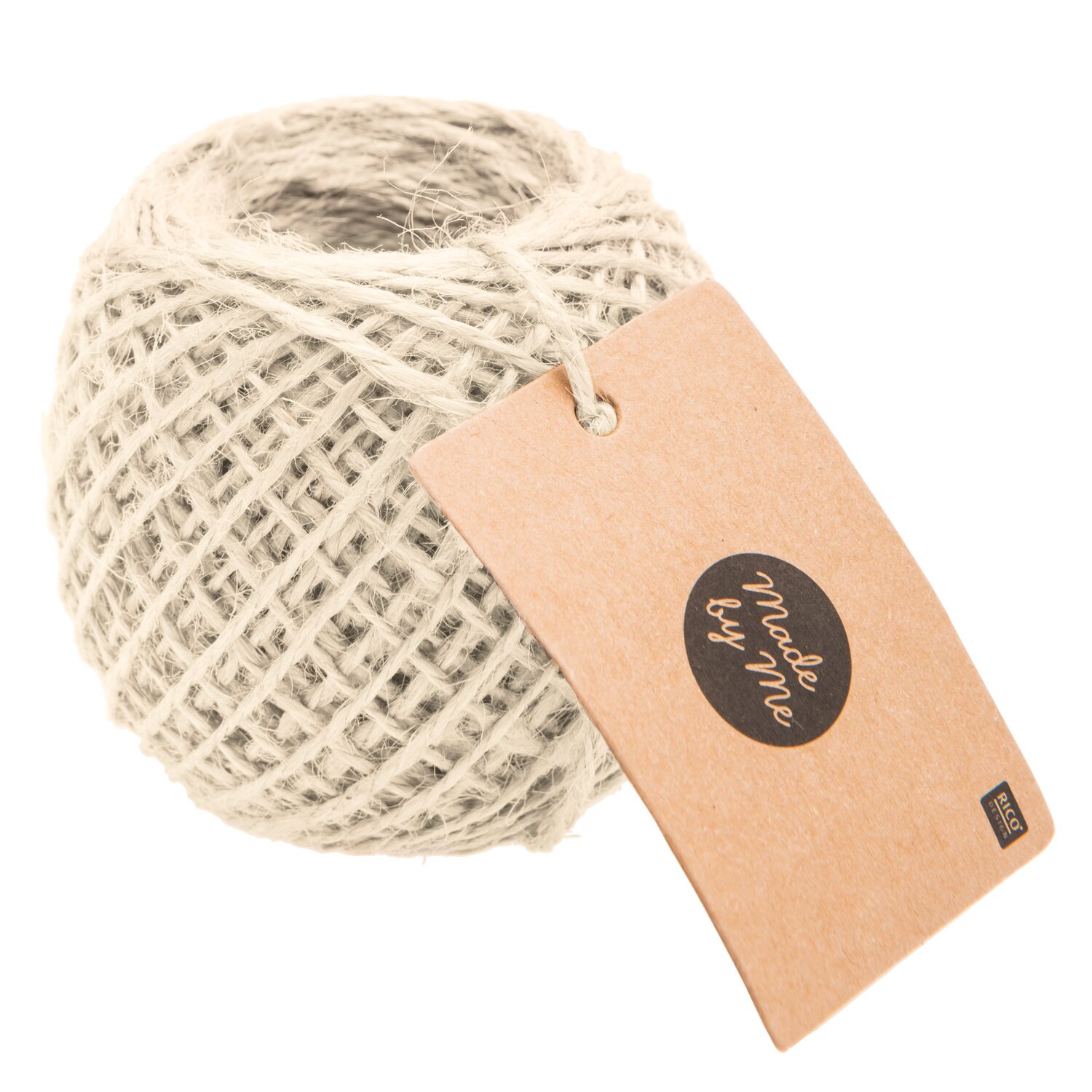 Juteschnur 2mm 50m Farbe Creme von Rico Design