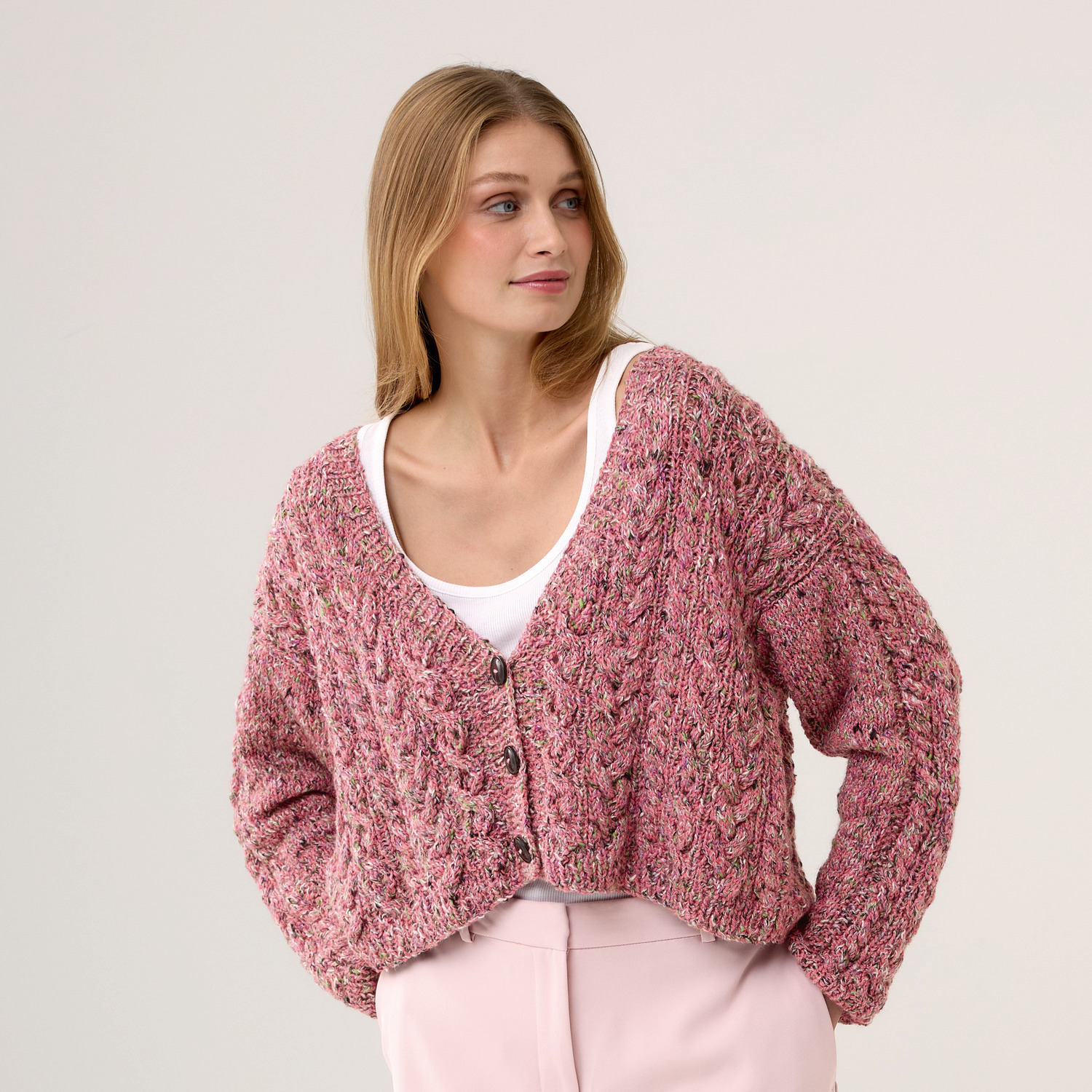 Strickset Jacke Modell 14 aus Die Neue Masche Nr. 9 