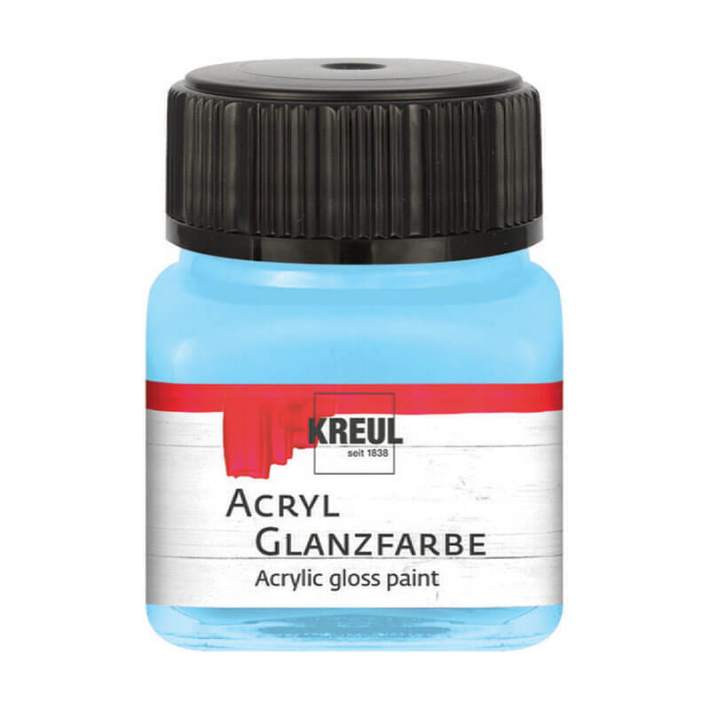KREUL Acryl Glanzfarbe 20ml Hellblau