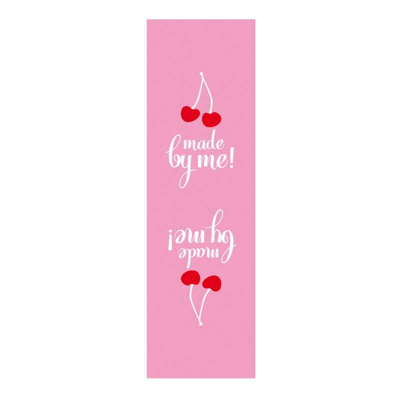 Webetiketten außen rosa 2x8cm 3 Stück