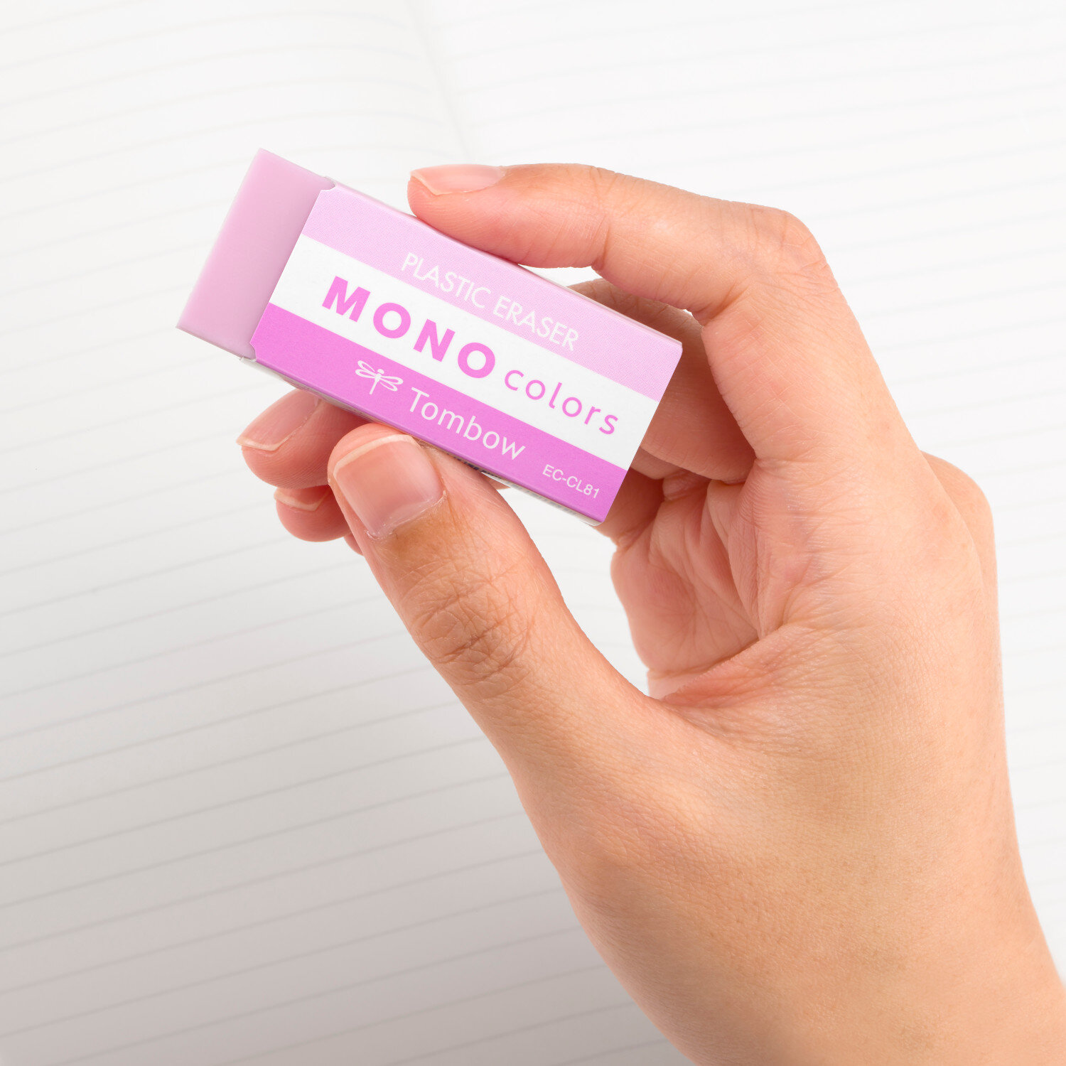 Radiergummi Mono Colors Farbe Pink von Rico Design