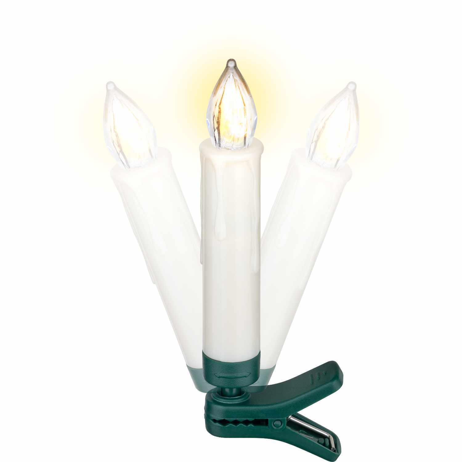 LED Baumkerzen mit Timer innen weiß 10 Lichter 1,5x10cm LED Baumkerzen mit Timer innen weiß 10 Lichter 1,5x10cm