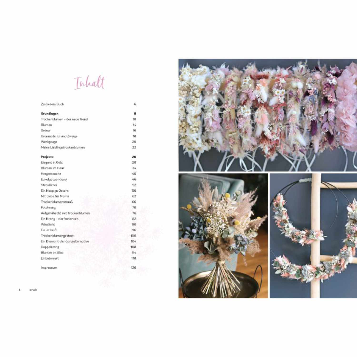 Trockenblumen & Floral Hoops von Christophorus Verlag in der Christan Verlag 