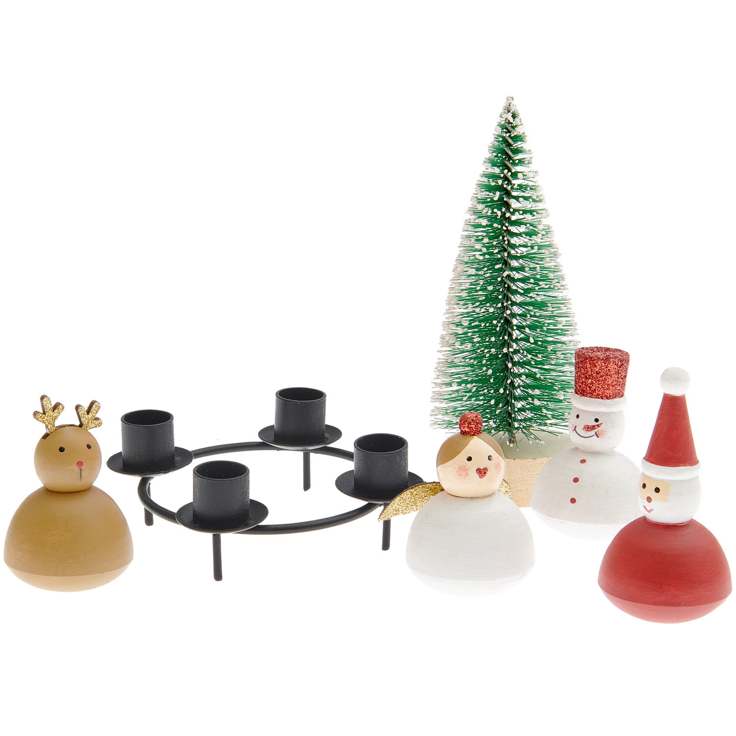 Mini-Adventskerzenhalter „X-Mas Figuren“ Mini-Adventskerzenhalter „X-Mas Figuren“