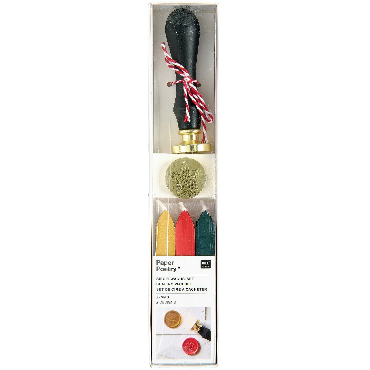 Paper Poetry Siegelwachs Set X-Mas von Rico Design