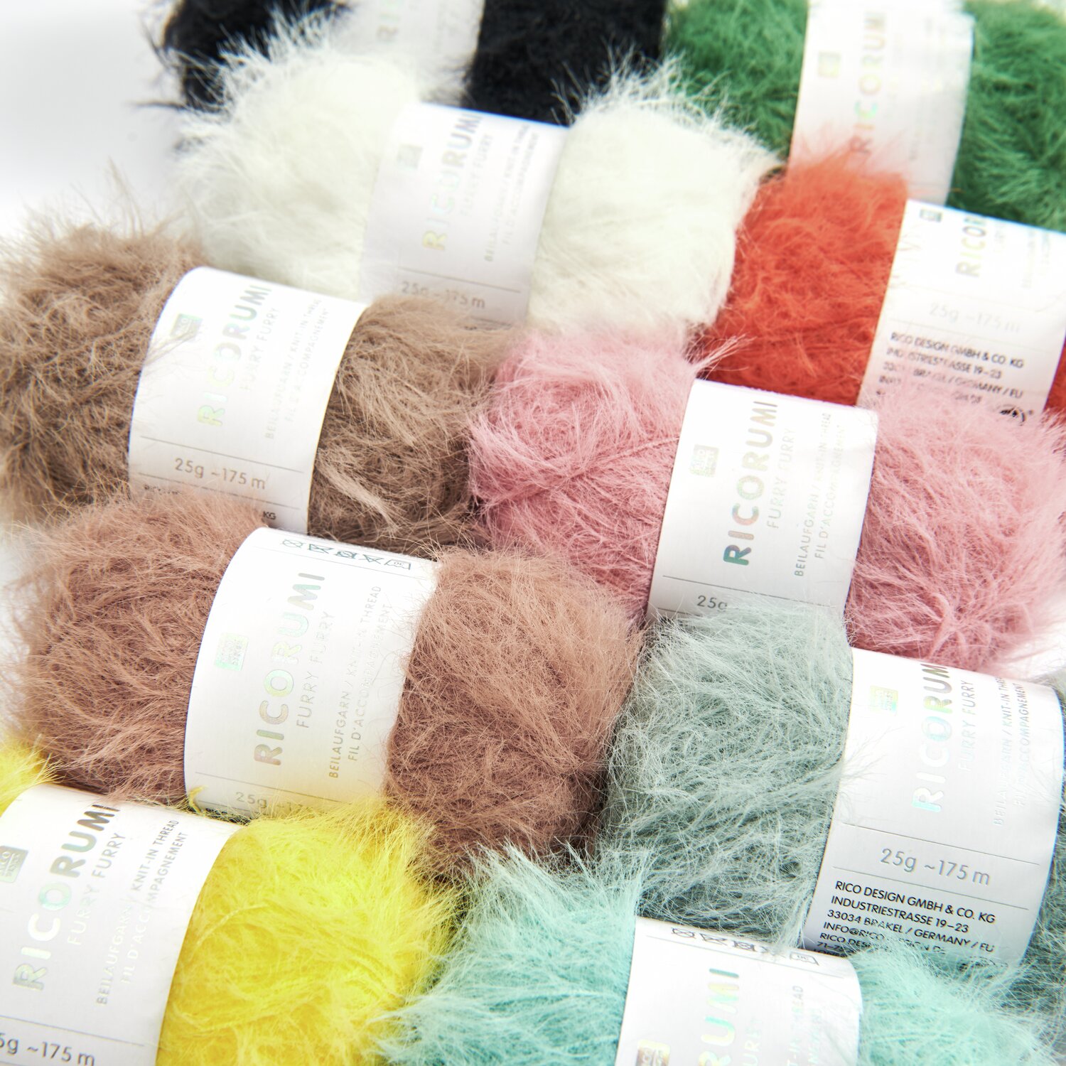 Ricorumi Furry Furry 25g 175m Farbe Koralle von Rico Design