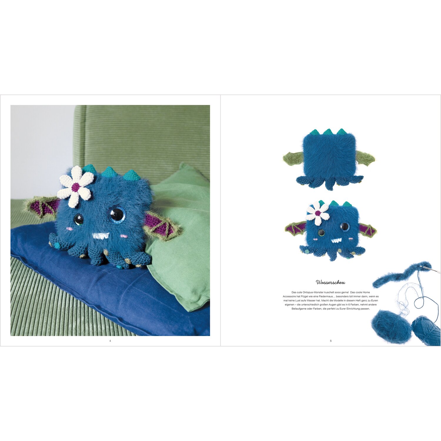 Ricorumi Marvellous Monsters Under My Bed Sprachauswahl deutsch von Rico Design