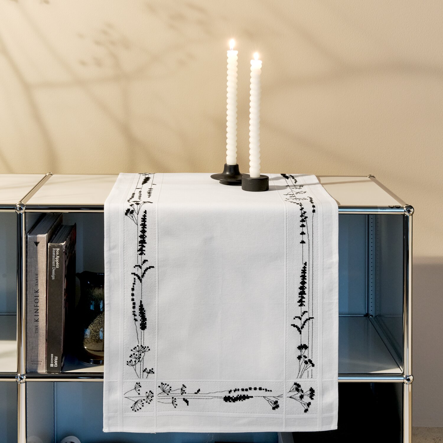 Stickpackung Gezählter Kreuzstich Gräser 45x100cm von Rico Design