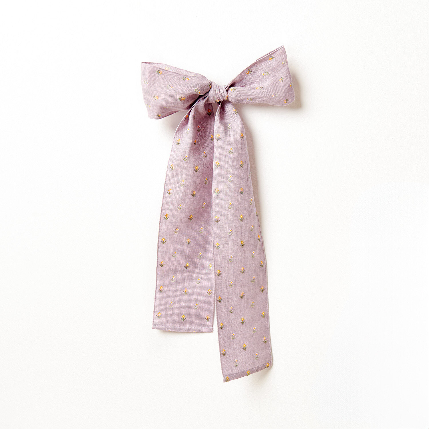 Stickanleitung Dekoschleife mit Blümchen von Rico Design