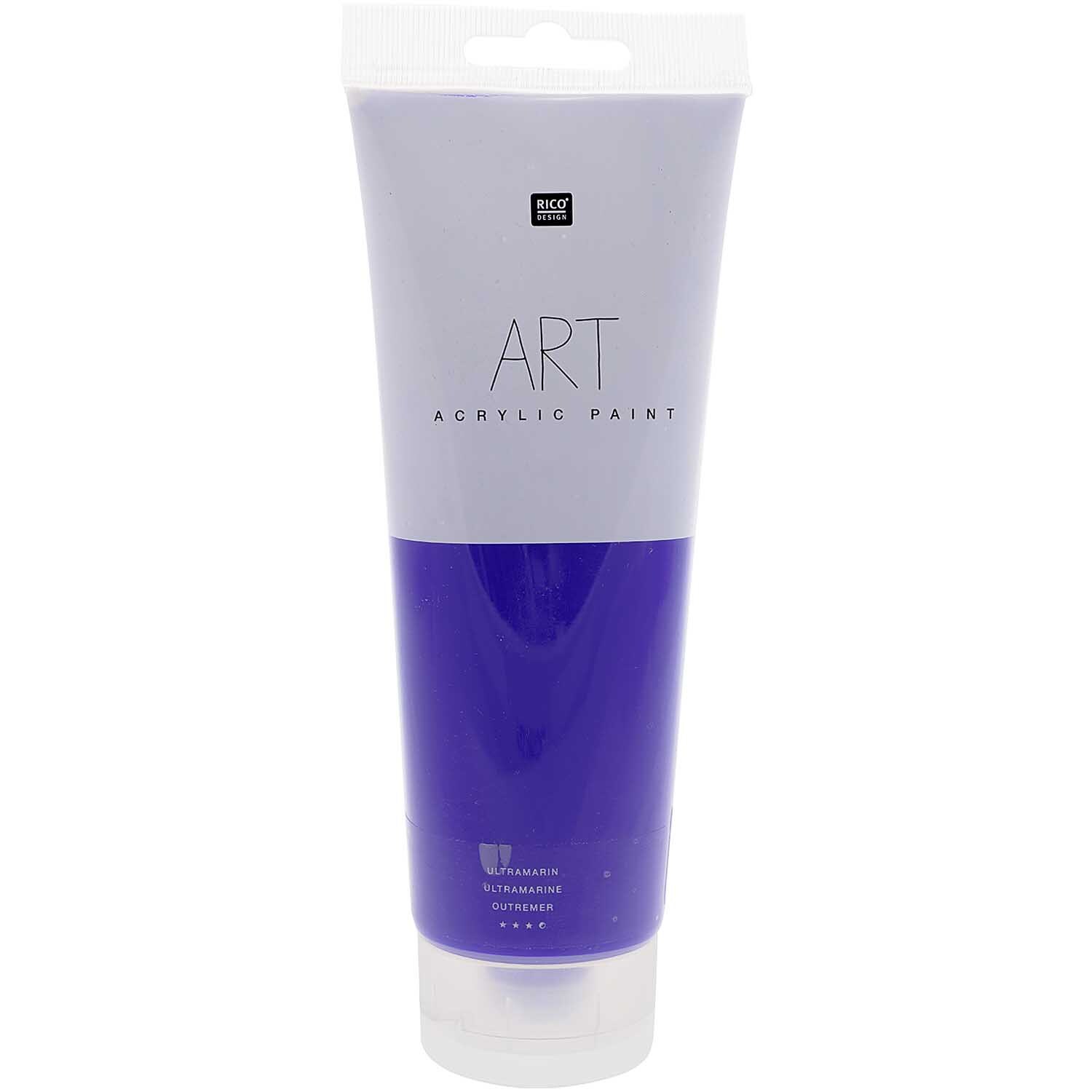Rico Design ART Künstler Acrylfarbe 250ml Ultramarin
