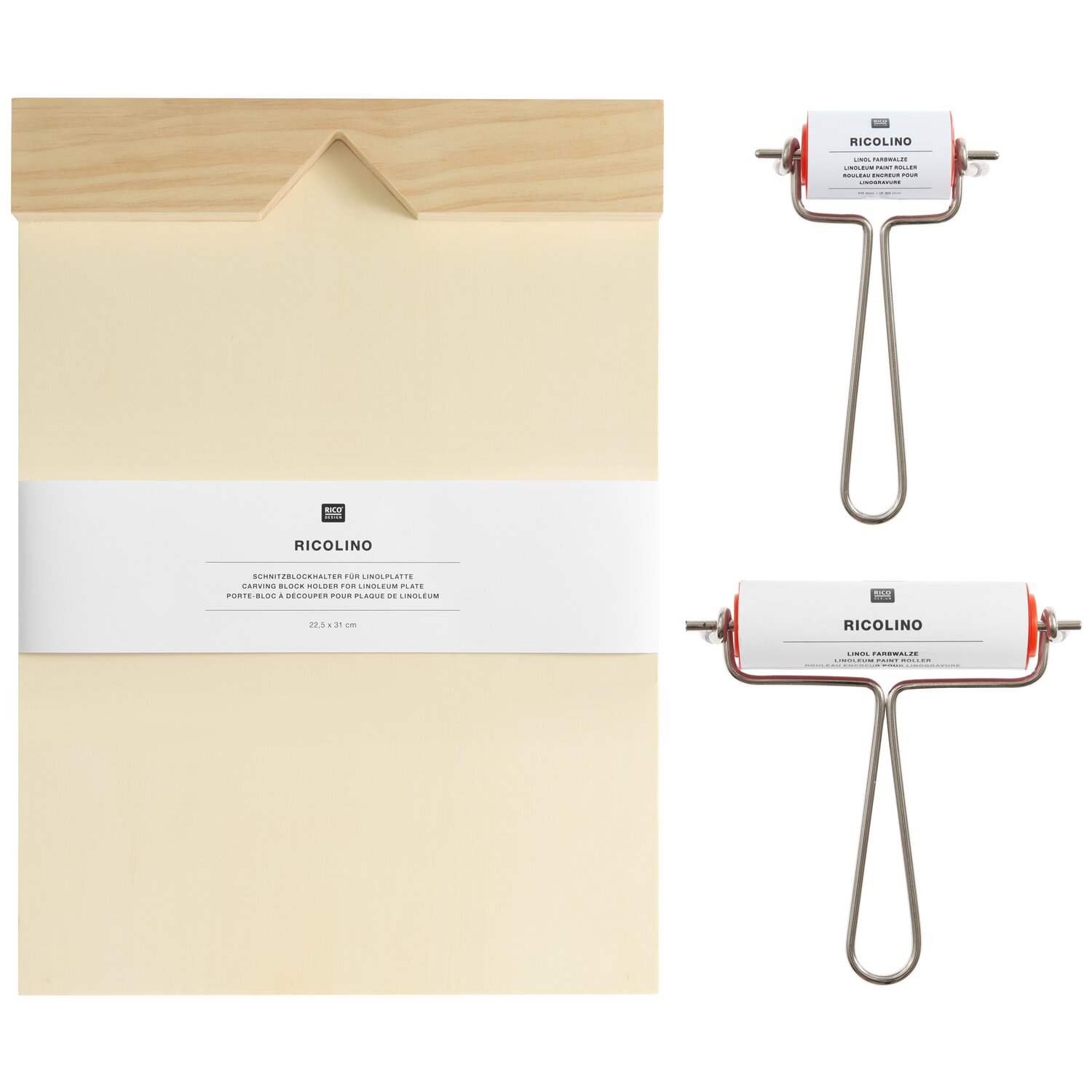 Ricolino Farbwalze Ø3cm Größe 100mm von Rico Design