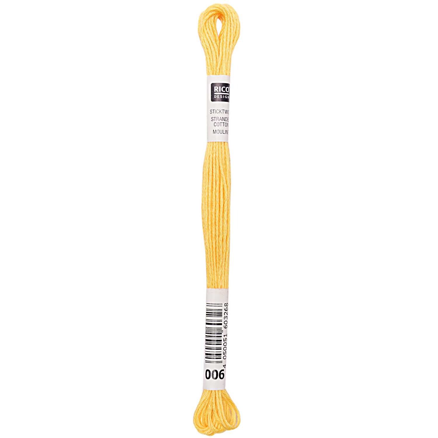 Rico Design Sticktwist 8m 006 Zitrone