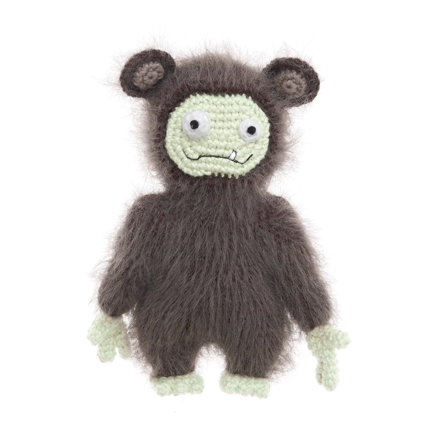 Ricorumi Marvellous Monsters Under My Bed, häkelbare Plüschfigur aus Rico Design Garn, flauschiger Körper, kontrastierendes Gesicht und Gliedmaßen, detailreich gestaltet
