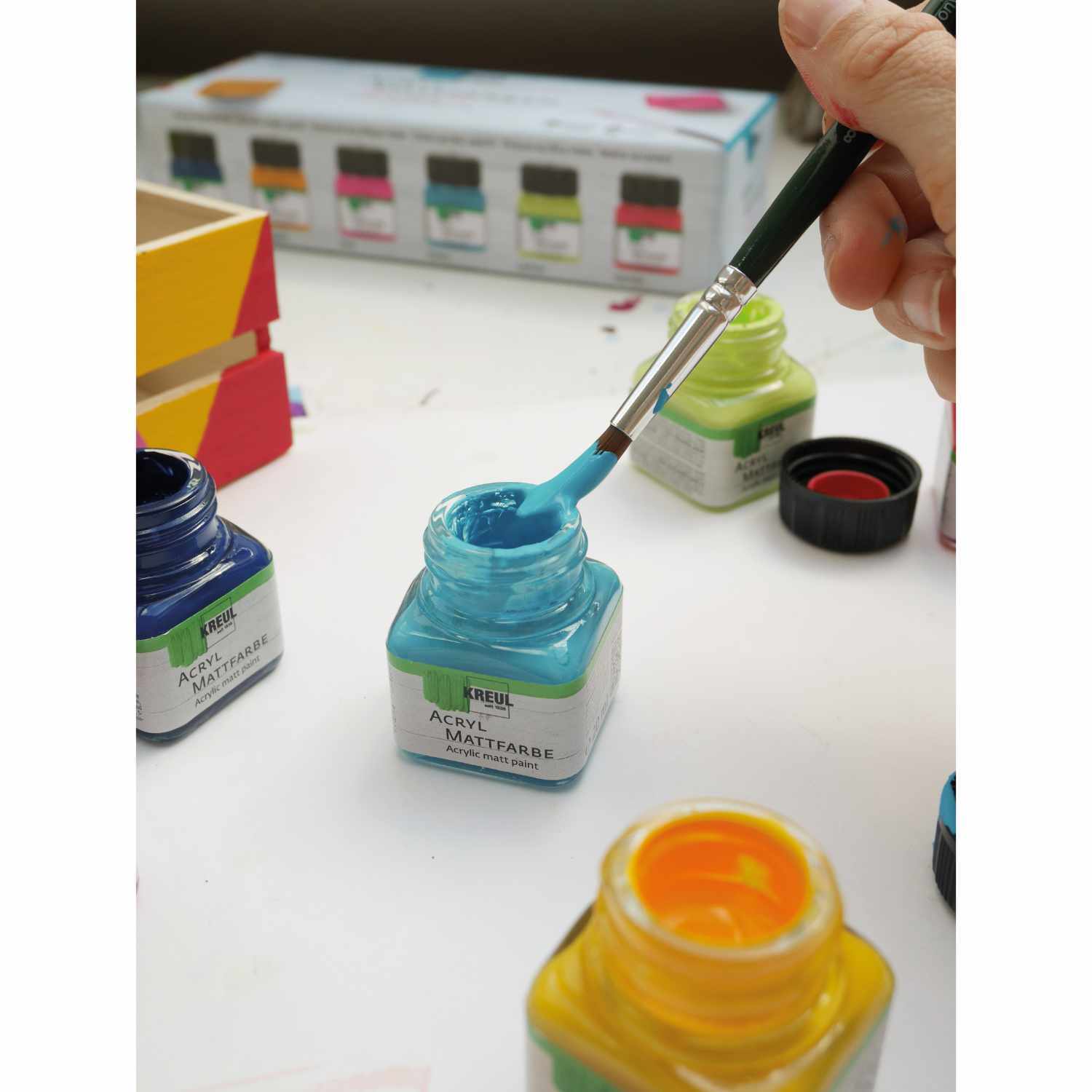 Acryl Mattfarben Set Color Living 6x20ml Acryl Mattfarben Set Color Living 6x20ml