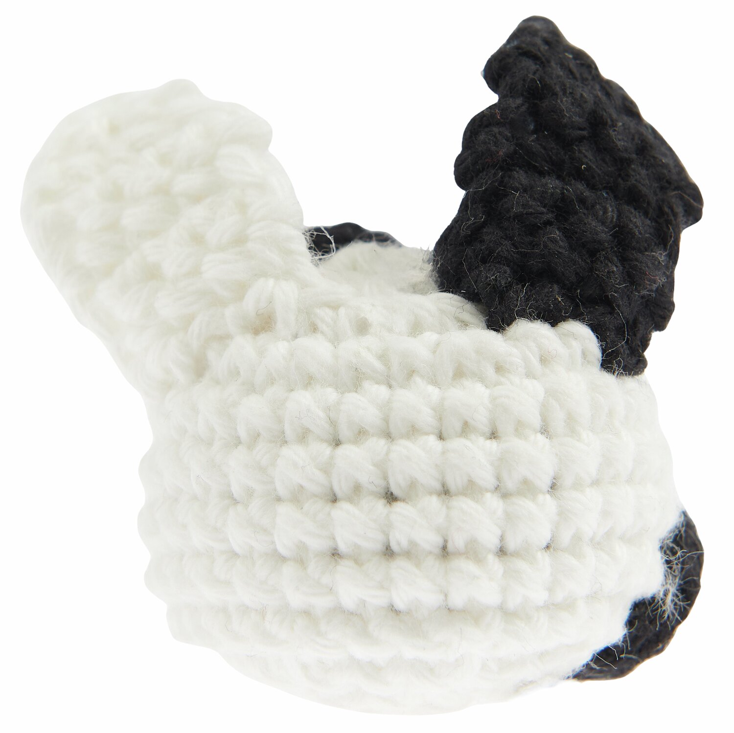 Ricorumi Häkelset Schlüsselanhänger - Chingu Animals, weiß-schwarz, gehäkeltes Tier von Rico Design.