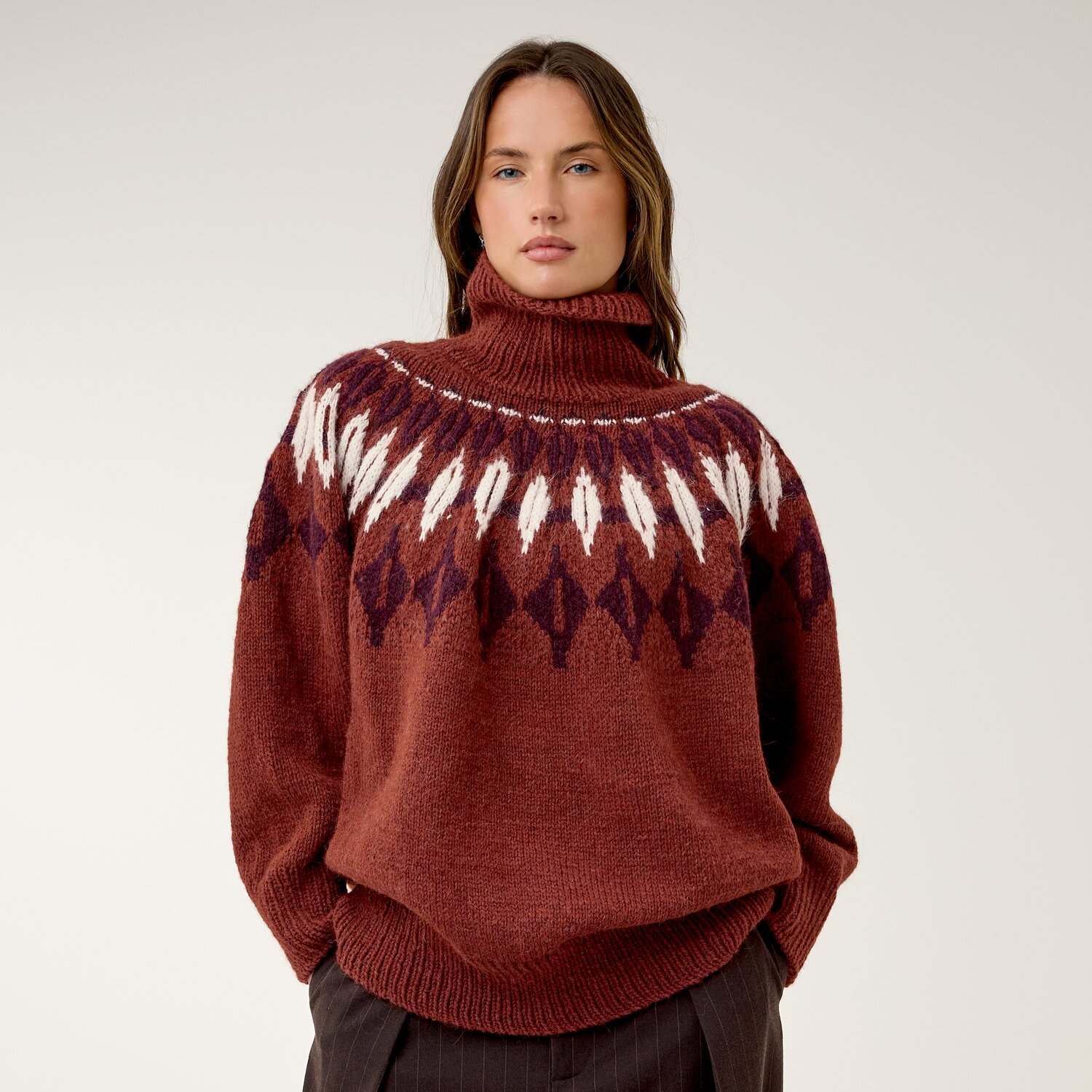 Strickset Pullover Modell 03 aus Die Neue Masche No. 17 von Rico Design