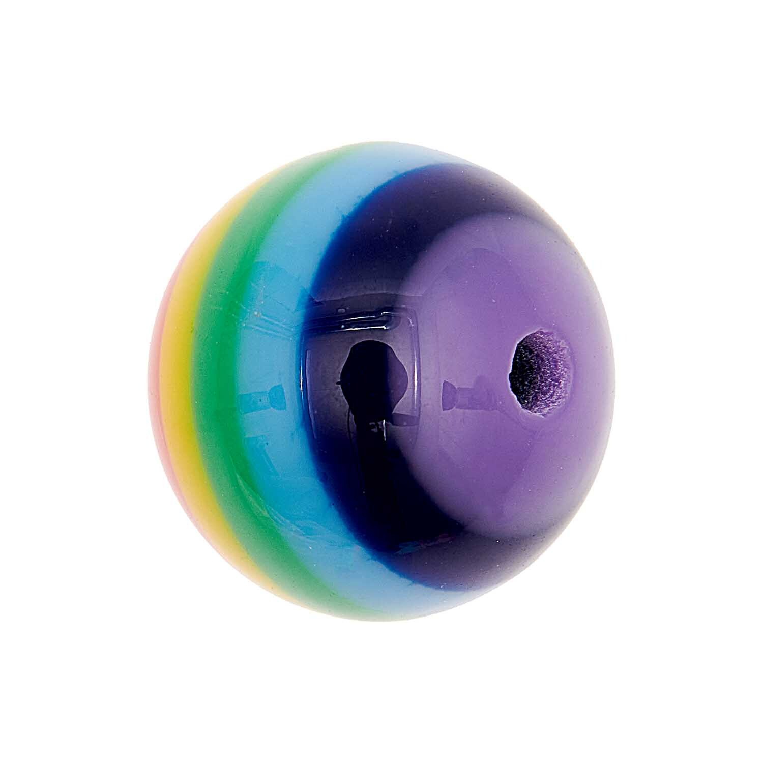 itoshii Regenbogen Perle rund 18mm 1 Stück itoshii Regenbogen Perle rund 18mm 1 Stück