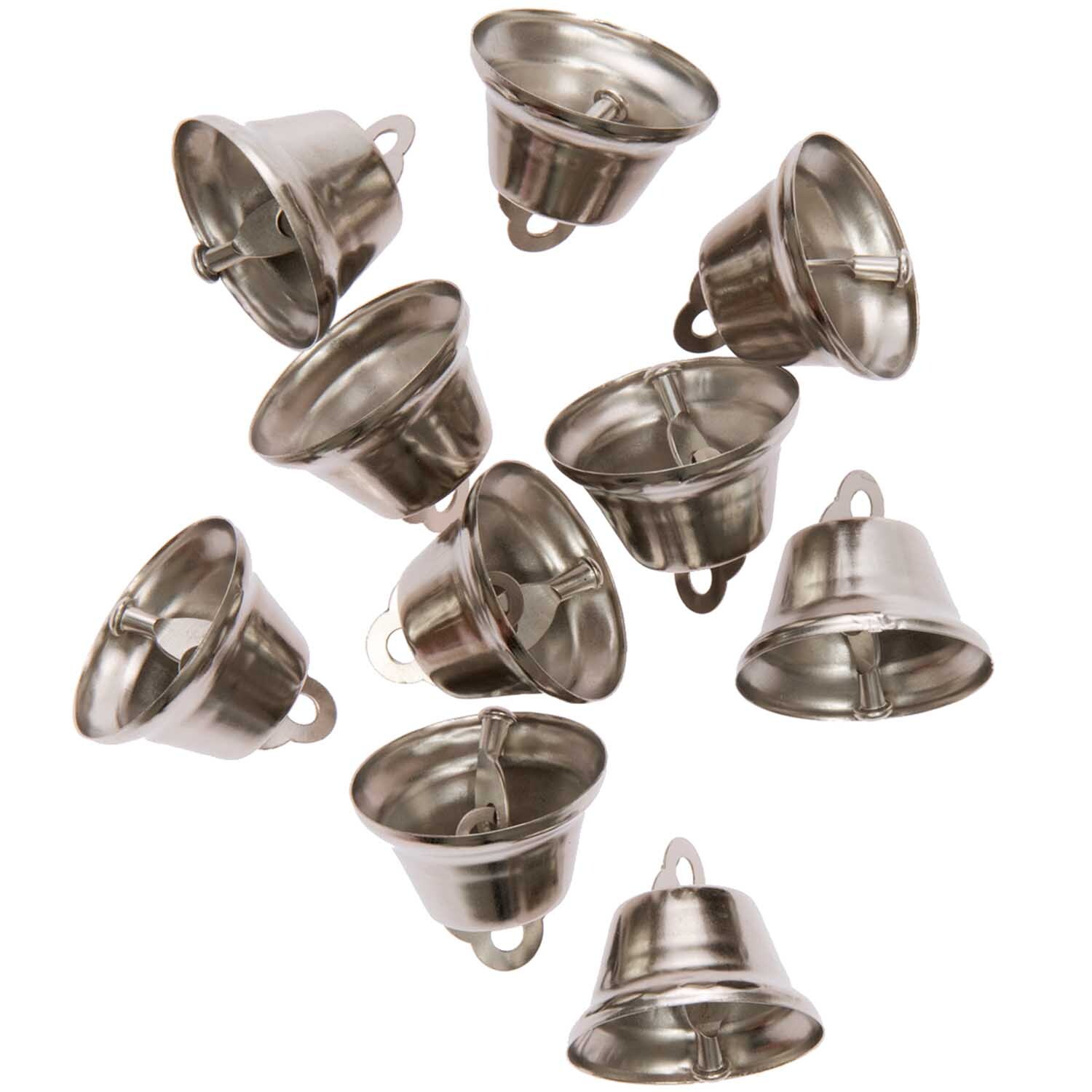 Metallglöckchen silberfarbig