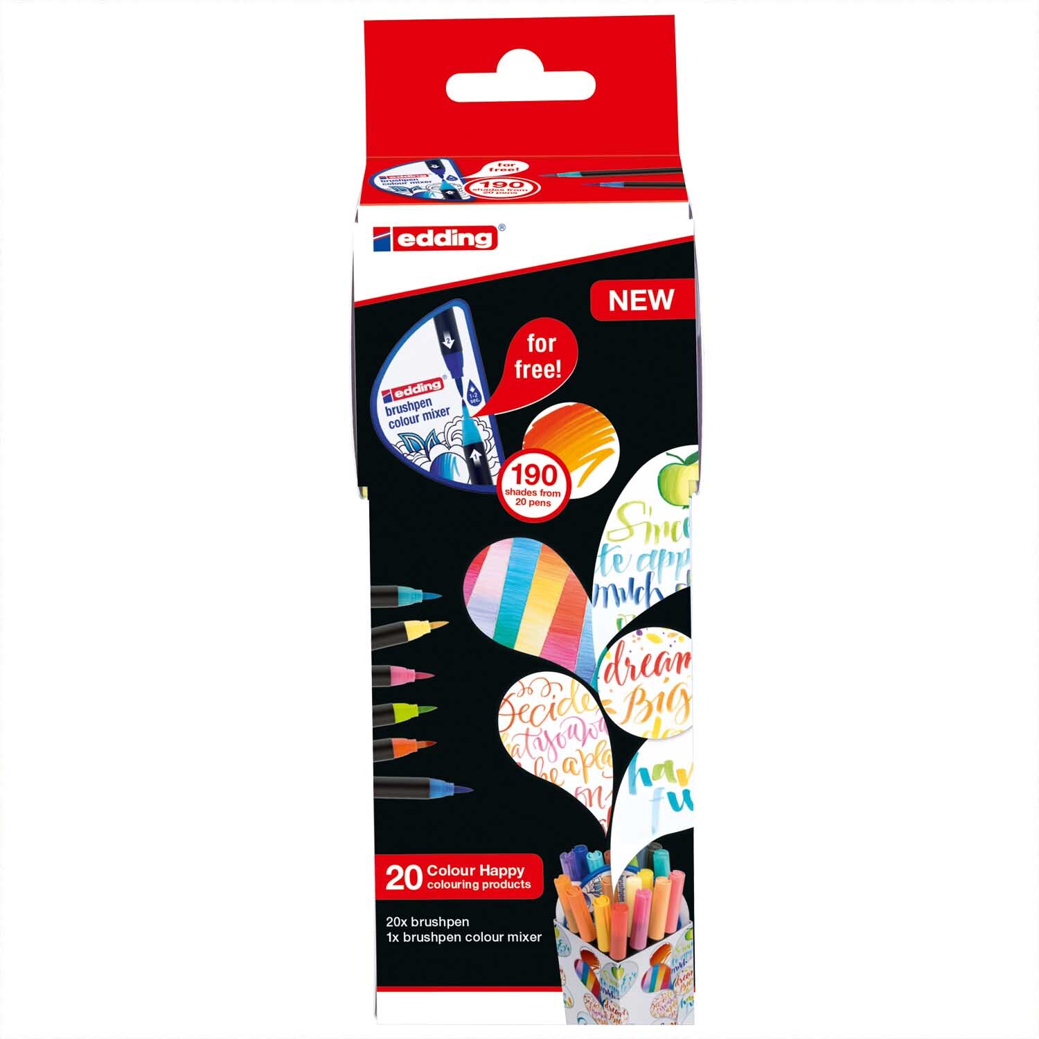 Colour Happy Brushpen Set 21-teilig