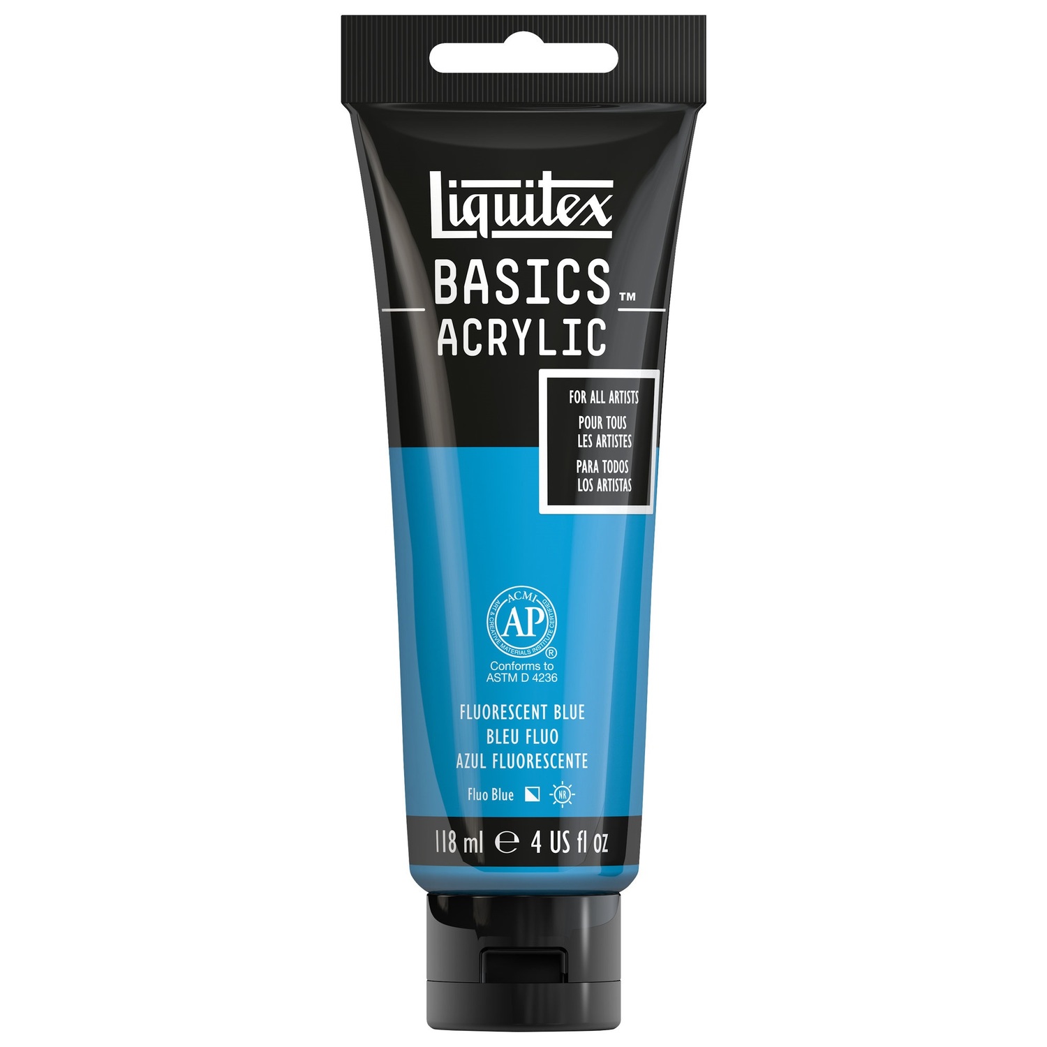 Liquitex Basics Acrylfarbe 118ml Blau Fluo