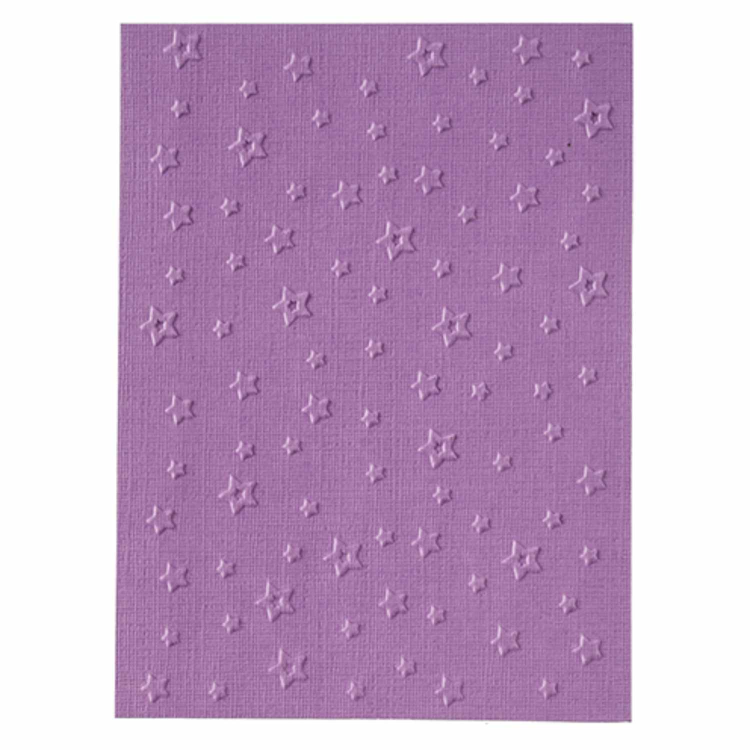 Embossing-Prägeschablone Sterne 10,6x15cm