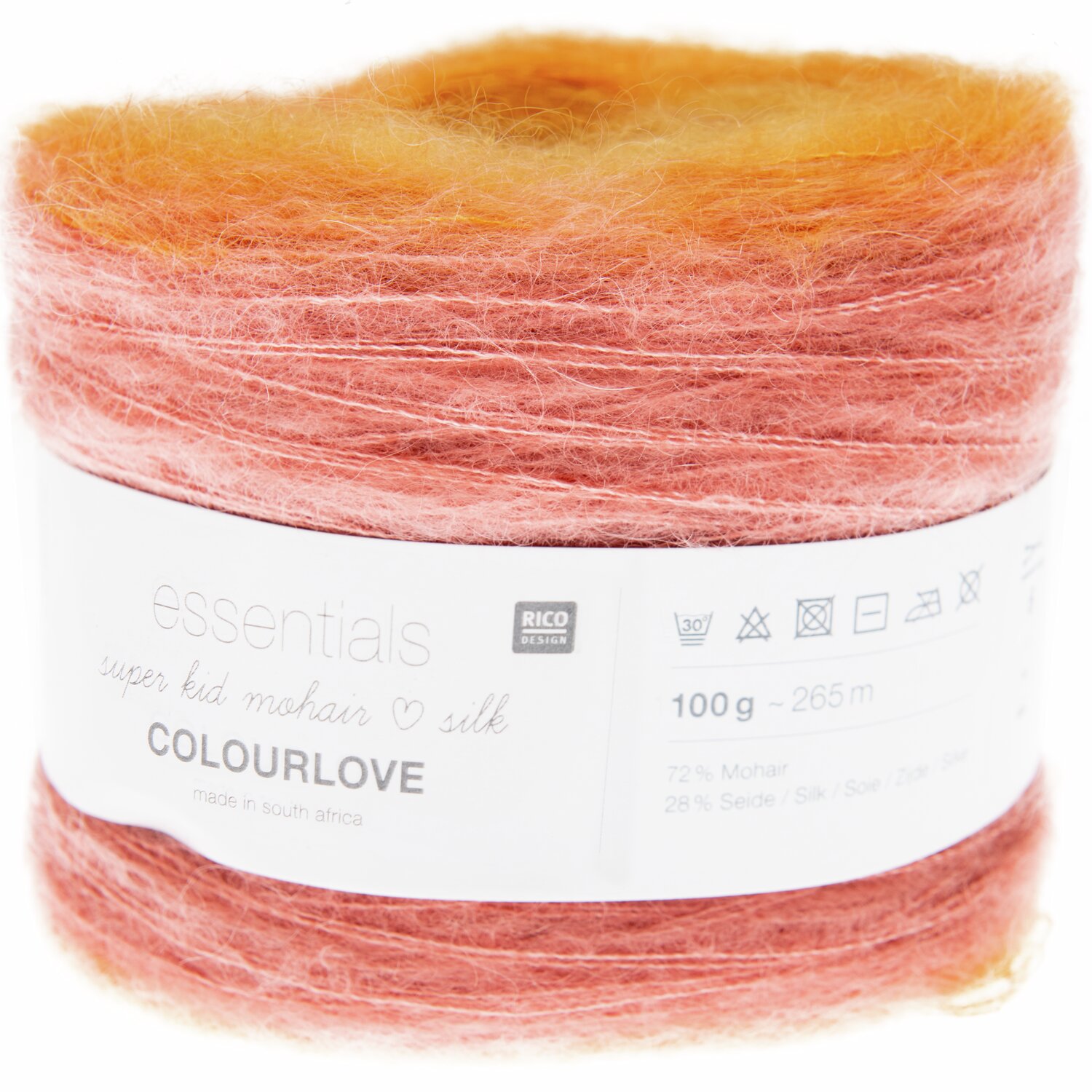 Essentials Super Kid Mohair Loves Silk Colourlove 100g 265m Farbe Apricot von Rico Design Essentials Super Kid Mohair Loves Silk Colourlove in Apricot, 100g, 265m, von Rico Design.