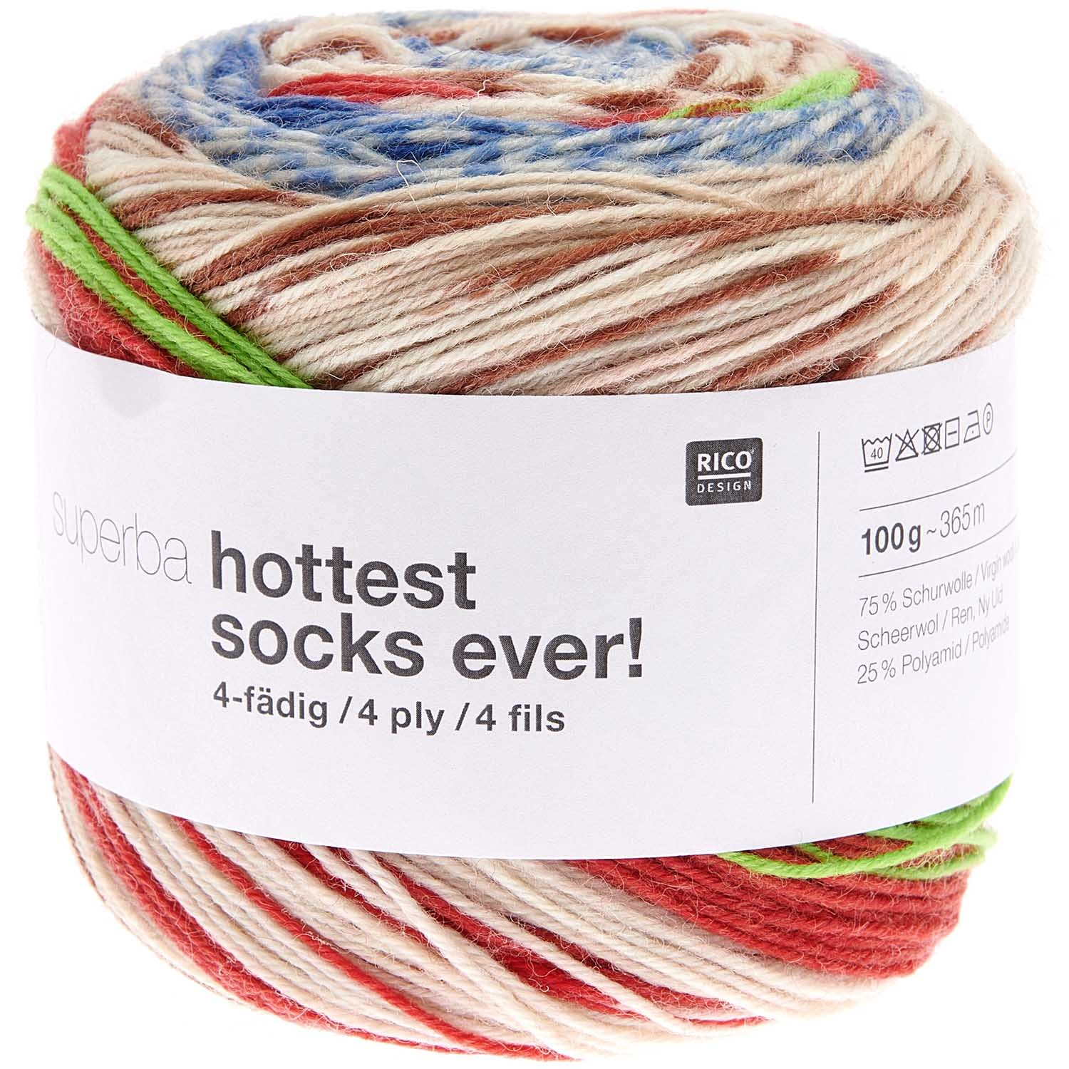 Superba Hottest Socks ever! 4fädig Superba Hottest Socks ever! 4fädig