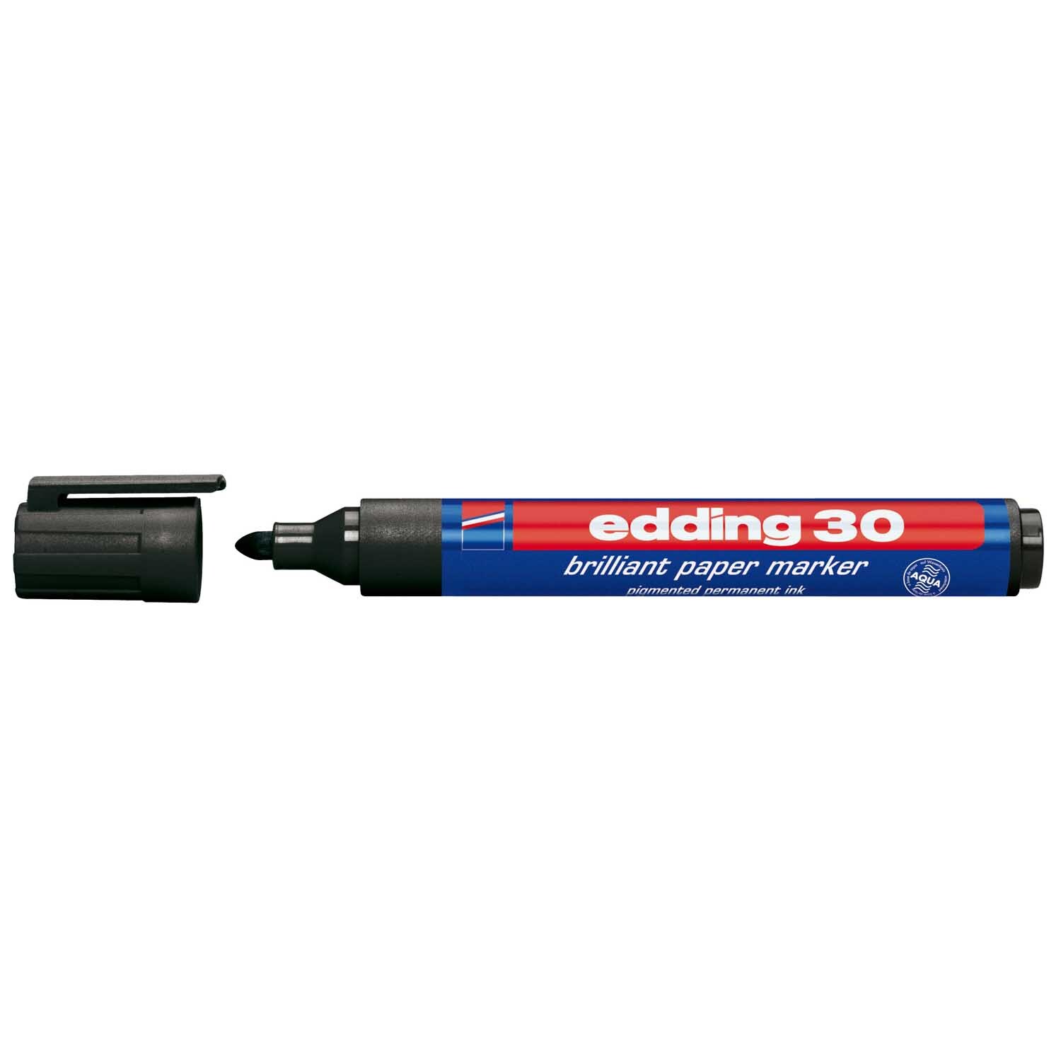 30 brilliant papermarker schwarz 1,5-3mm