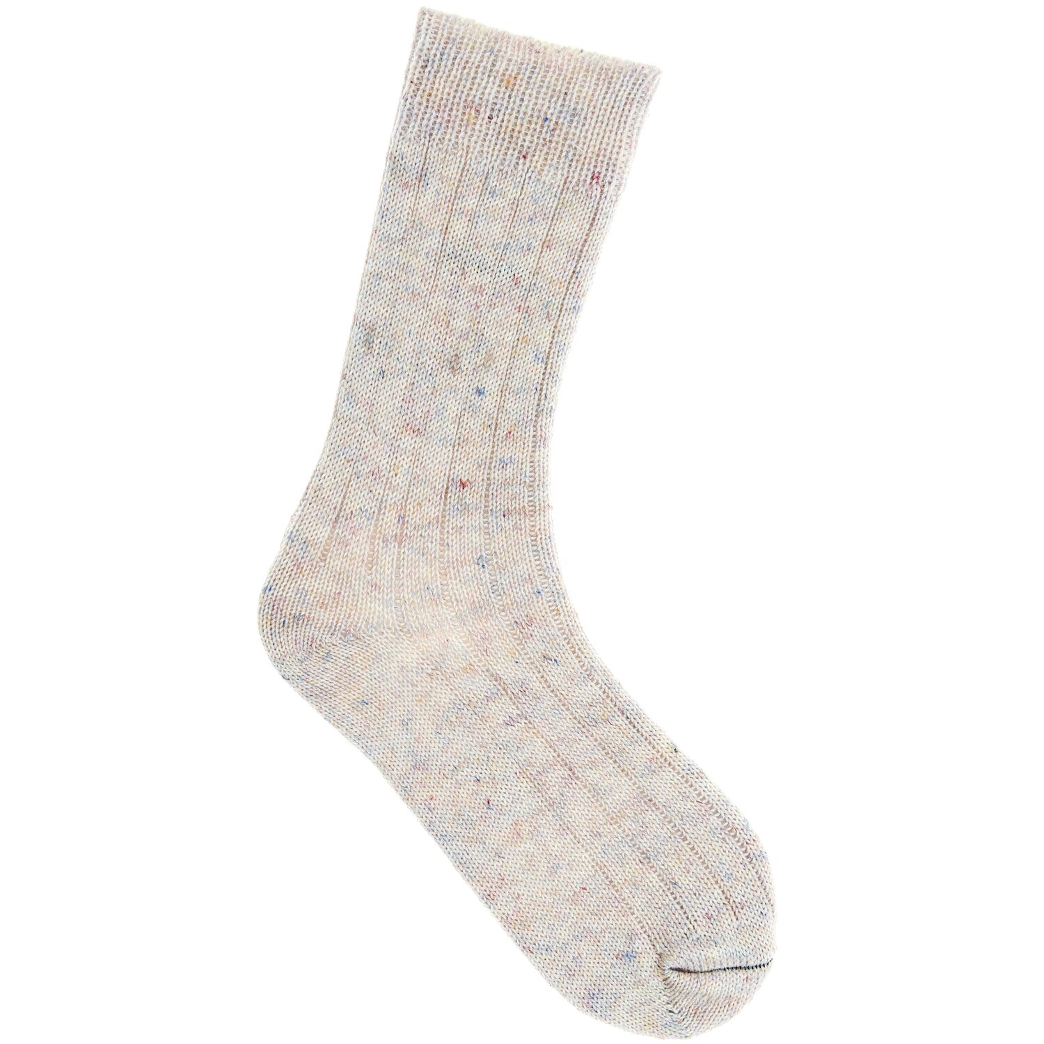 Socks Linen Tweed 4-fädig 100g 420m Farbe Creme von Rico Design