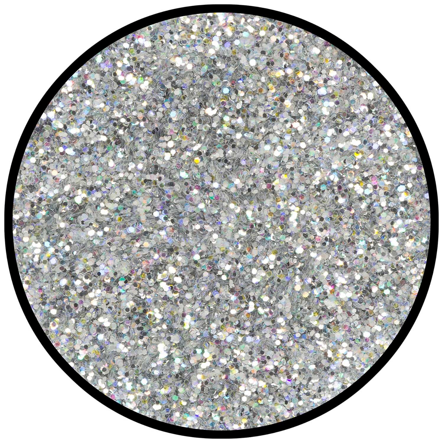 Juwel Glitzer silber mittel 6g