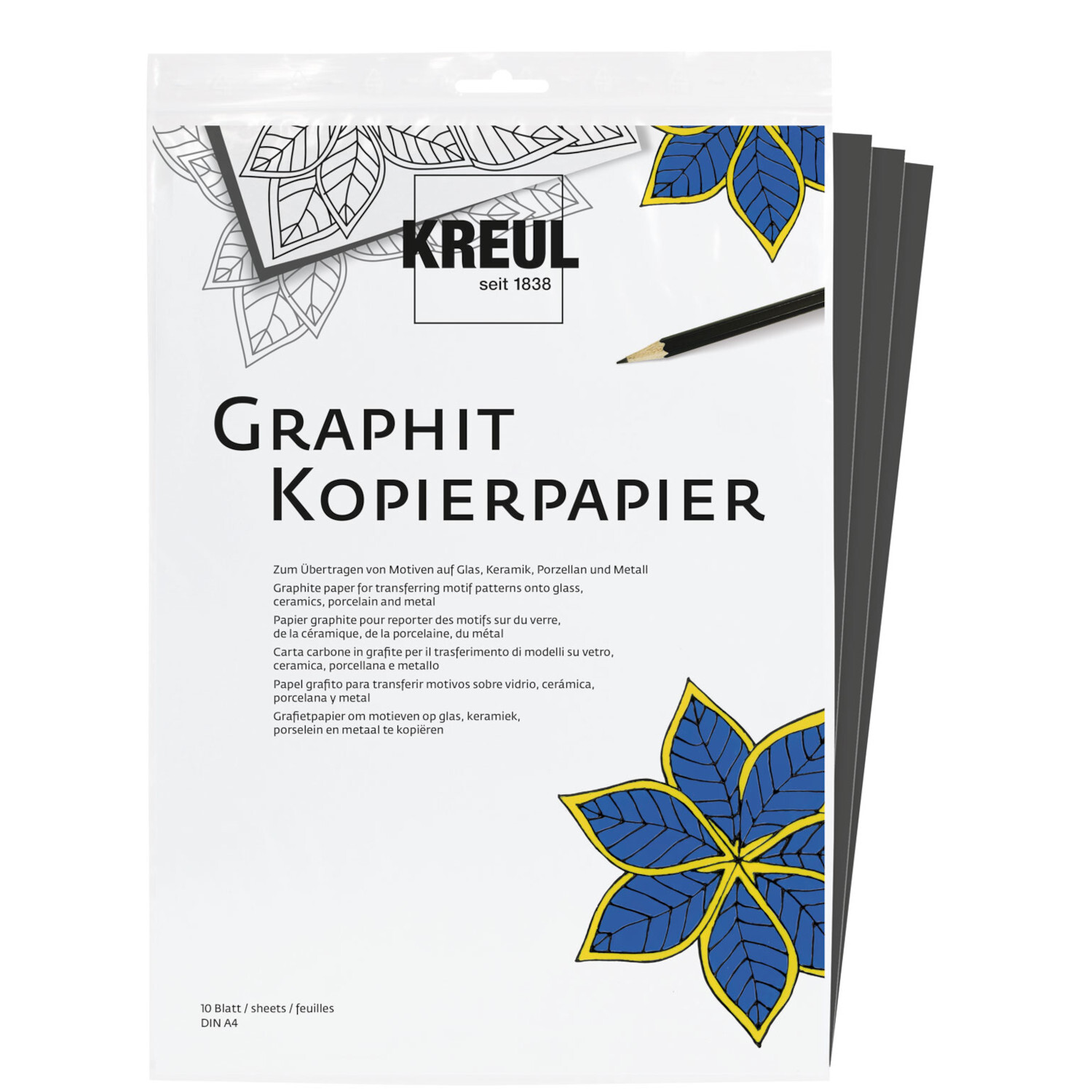Graphit-Kopierpapier A4 10Blatt von C.Kreul 
