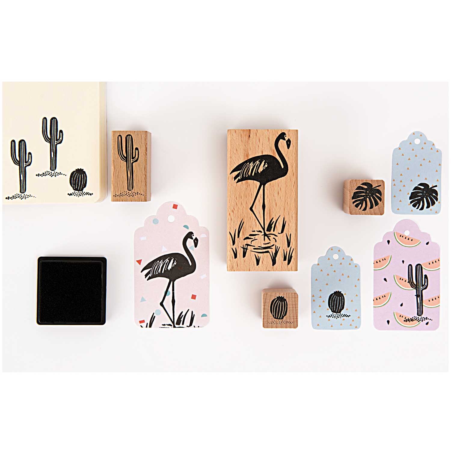 Paper Poetry Stempelset Tropical Spring Flamingo Paper Poetry Stempelset Tropical Spring Flamingo