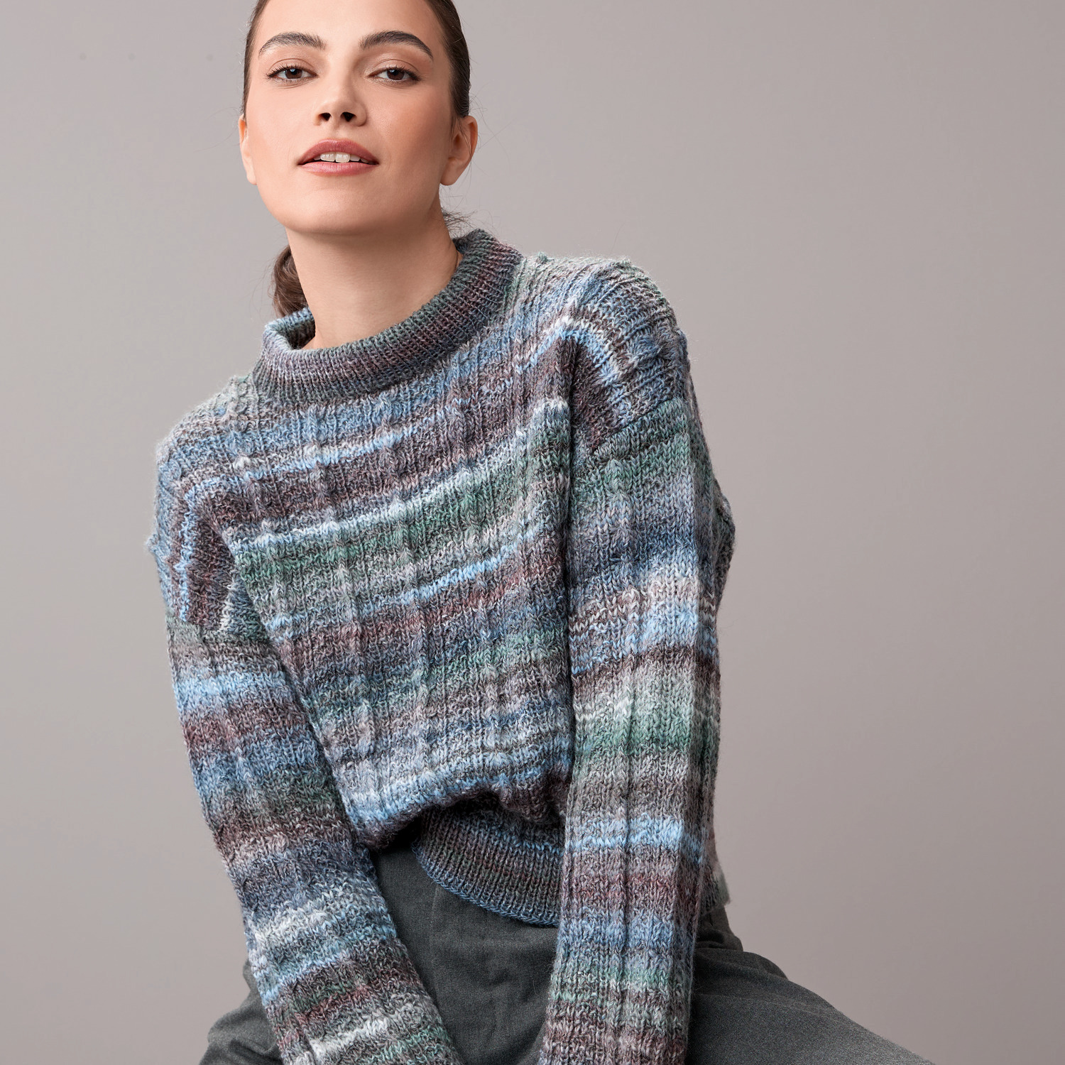 Strickset Pullover Modell 26 aus Die Neue Masche No. 10 Strickset Pullover Modell 26 aus Die Neue Masche No. 10