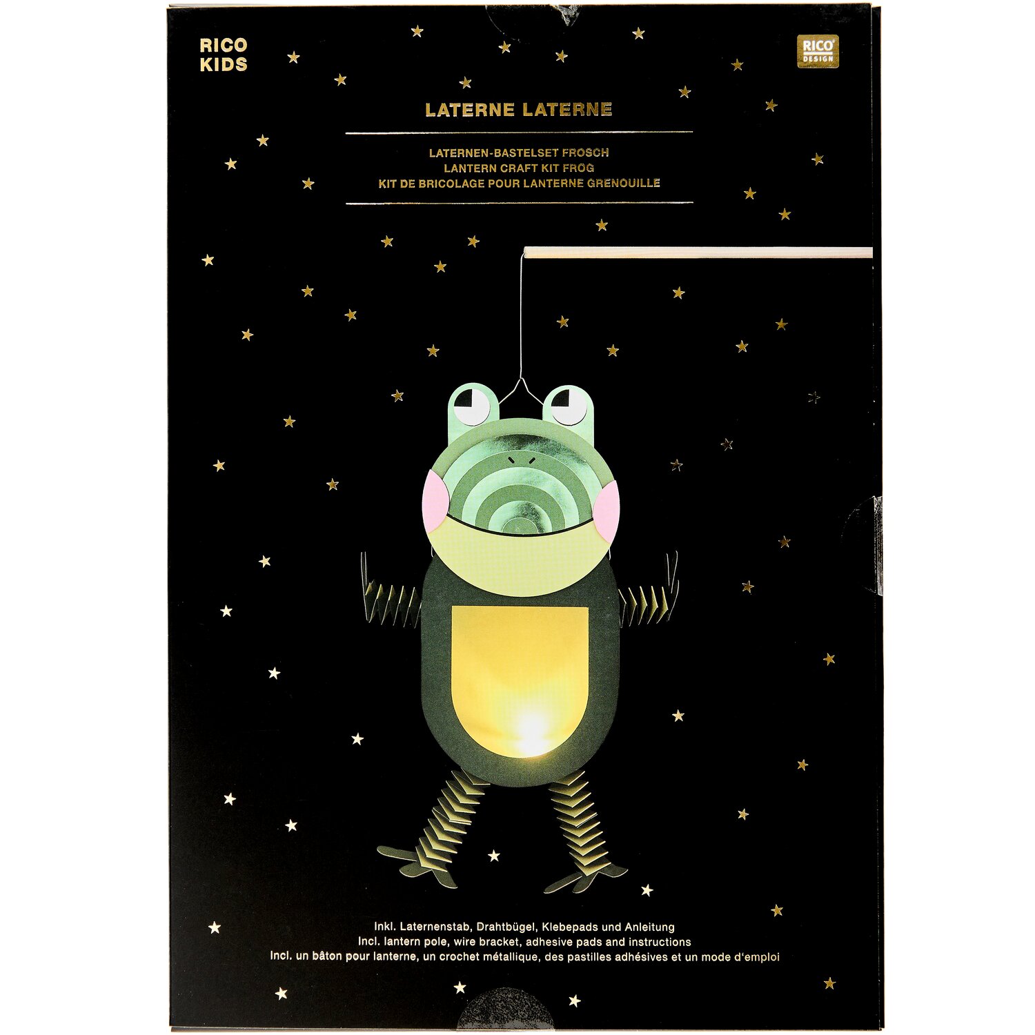 Bastelset Frosch-Laterne von Rico Design