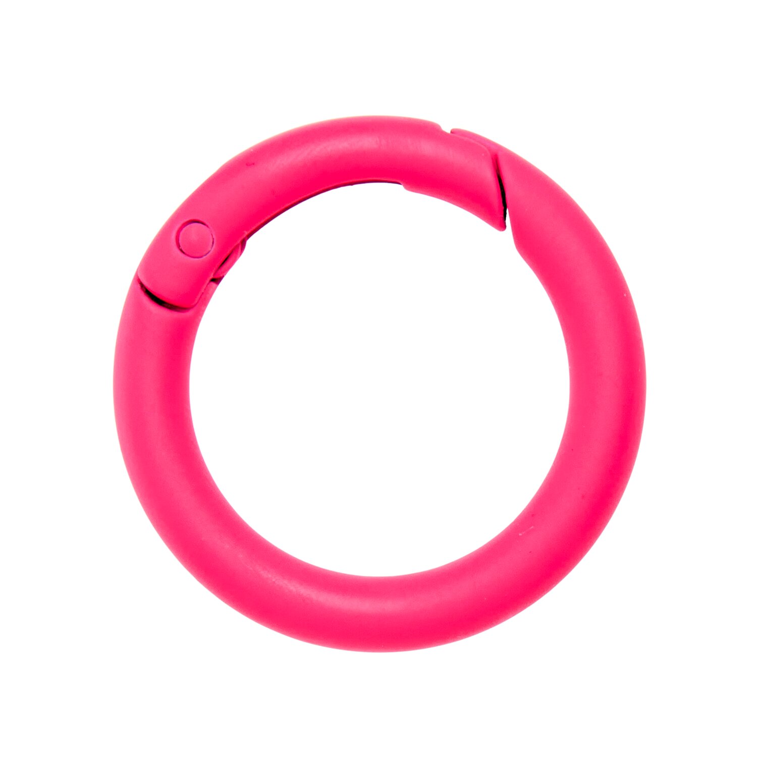 Karabiner-Ring Neon Pink Größe Ø3,5cm von Rico Design