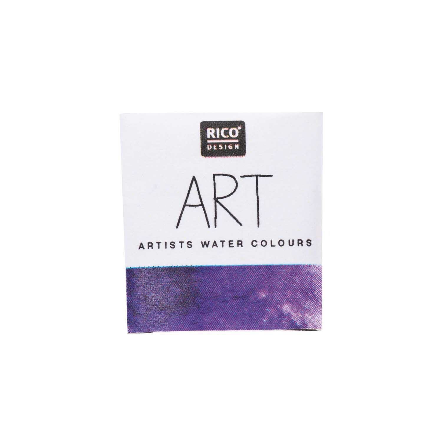 Rico Design ART Künstler Aquarellfarbe halbes Näpfchen Violett