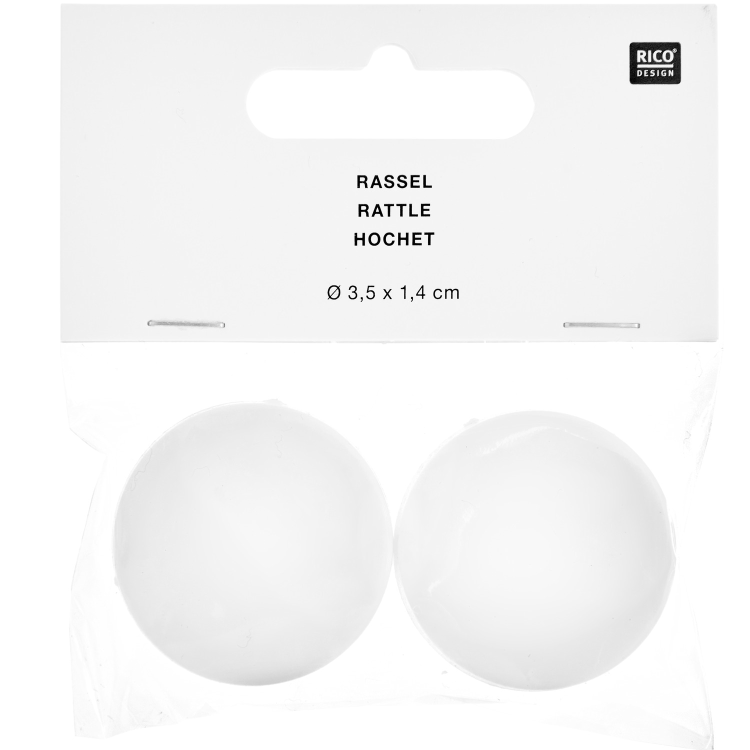 Rassel 3,5cm 2 Stück