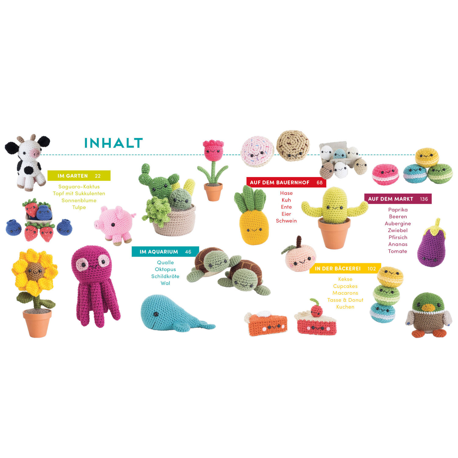 Meine kunterbunte Amigurumi-Welt – super einfach 25 niedliche Figuren häkeln von Edition Michael Fischer 