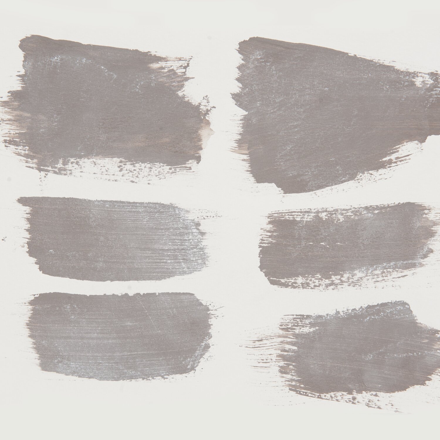 Tafelfarbe 250ml in Kiesel zeigt sechs Pinselstriche auf hellem Hintergrund, ideal für kreative Projekte.