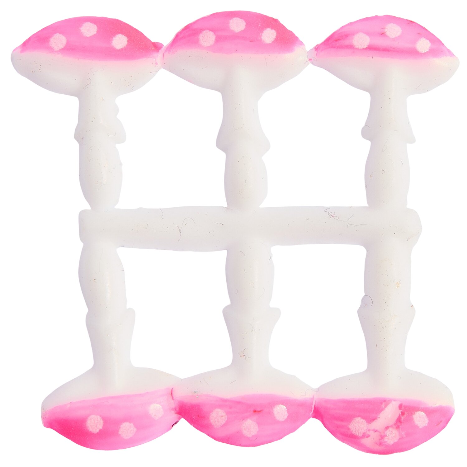 Wachsdekor kleine Pilze Farbe Neon Pink von Rico Design