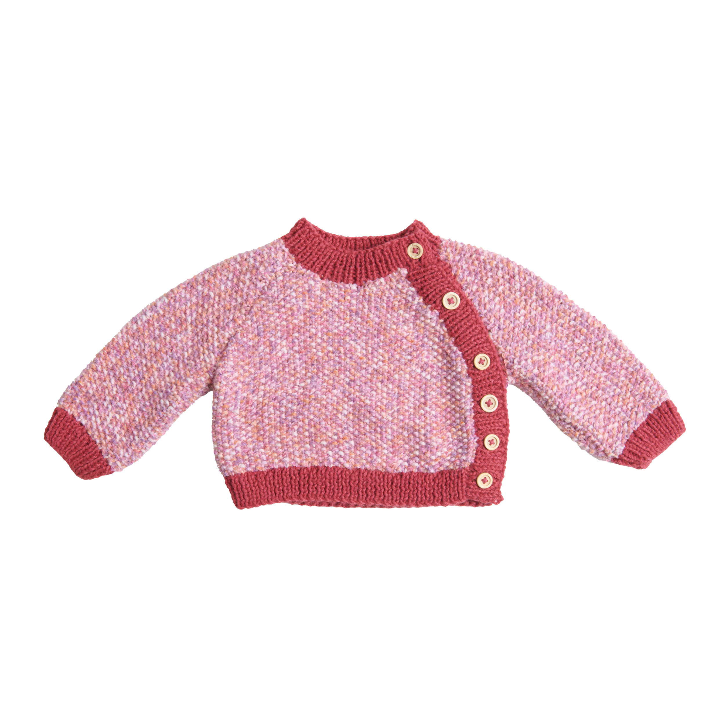 Flatlay Kinder-Strickjacke