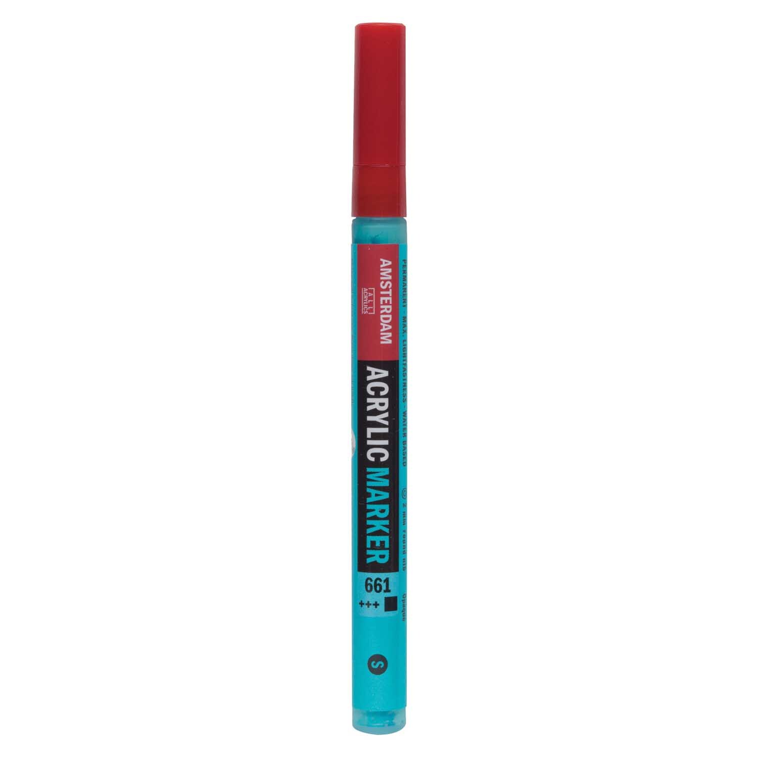 AMSTERDAM Acrylic Marker 1-2mm Türkisgrün