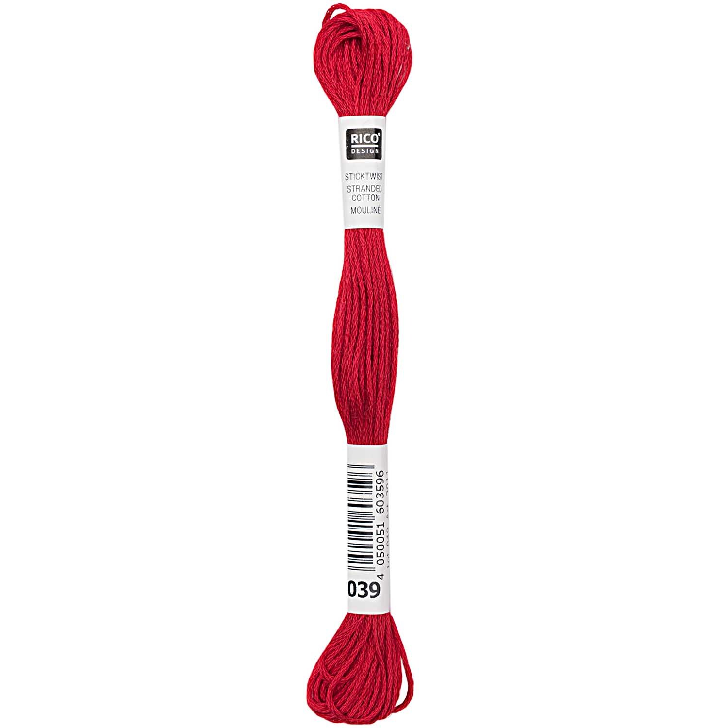 Rico Design Sticktwist 8m 039 Rot 2077499