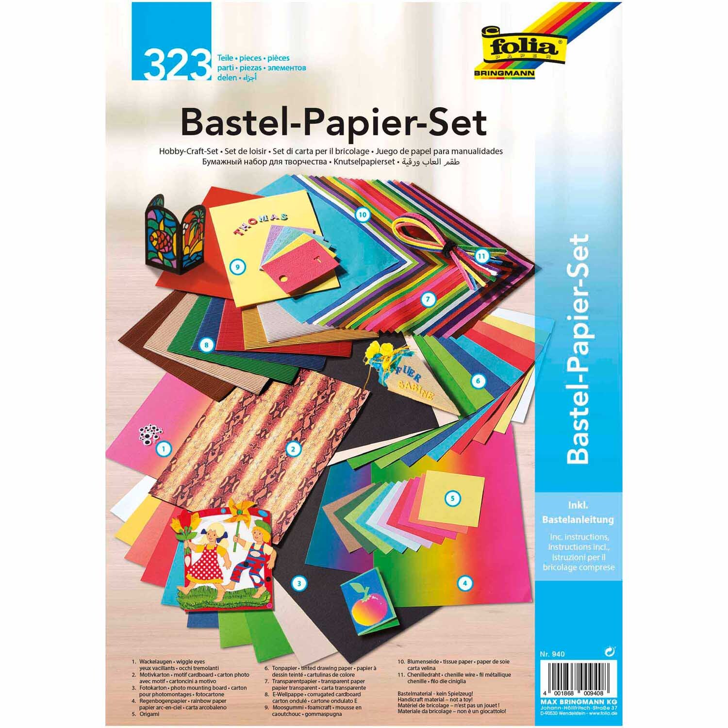 Bastelpapier Set