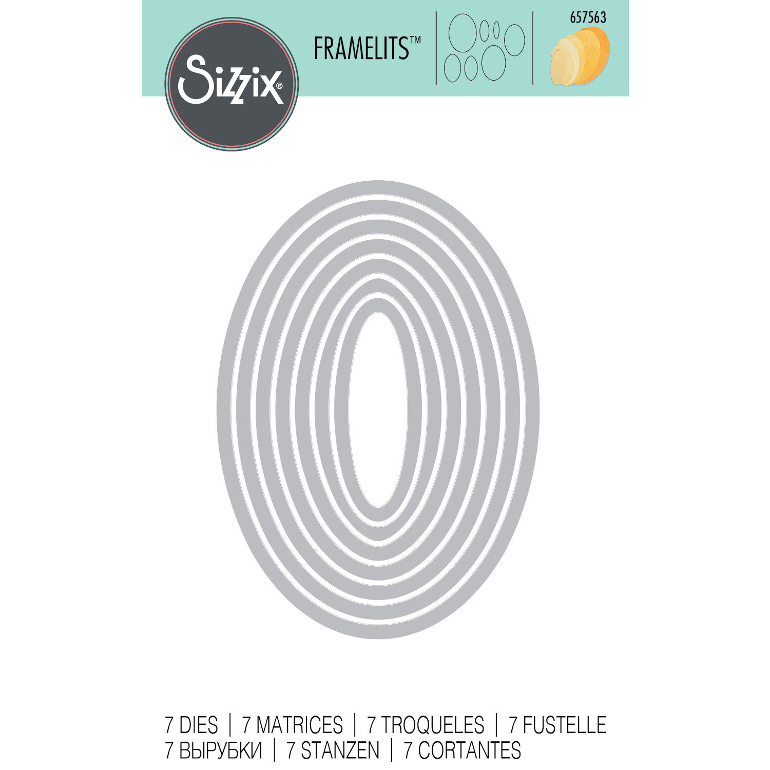 Framelits Die Set Ovals von idee. Creativmarkt